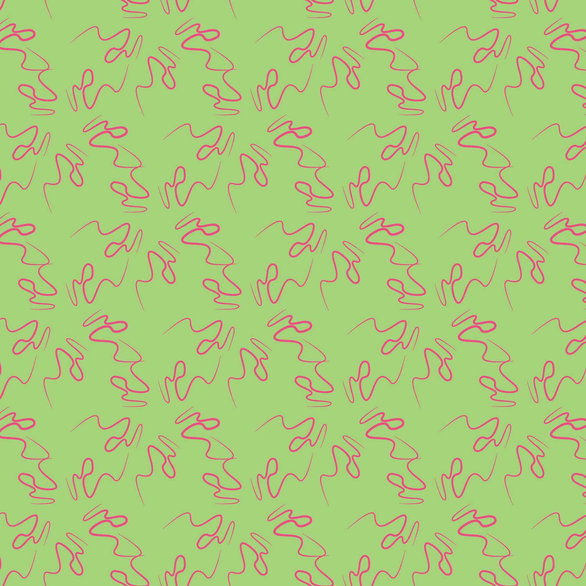 ABSTRACT ENERGY STARBURSTS - GRASS GREEN & BLOSSOM PINK