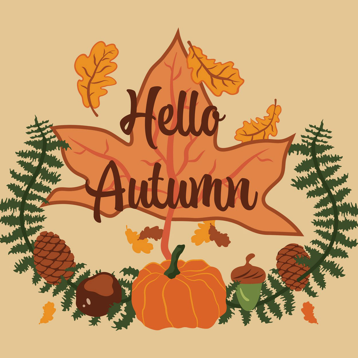 HELLO AUTUMN - LIGHT GOLD