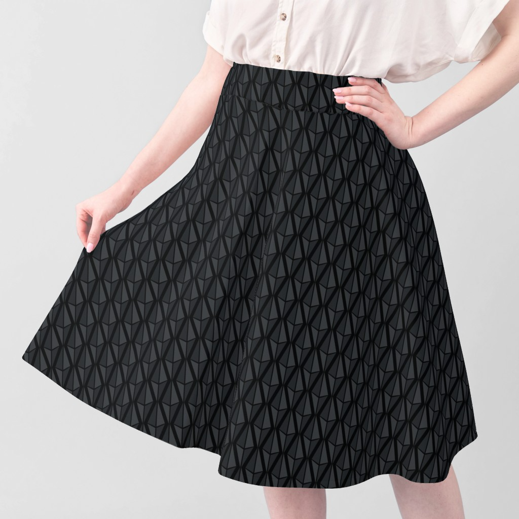 DIAMOND CHAINMAIL - MEDIEVAL GREY DRESS FABRIC