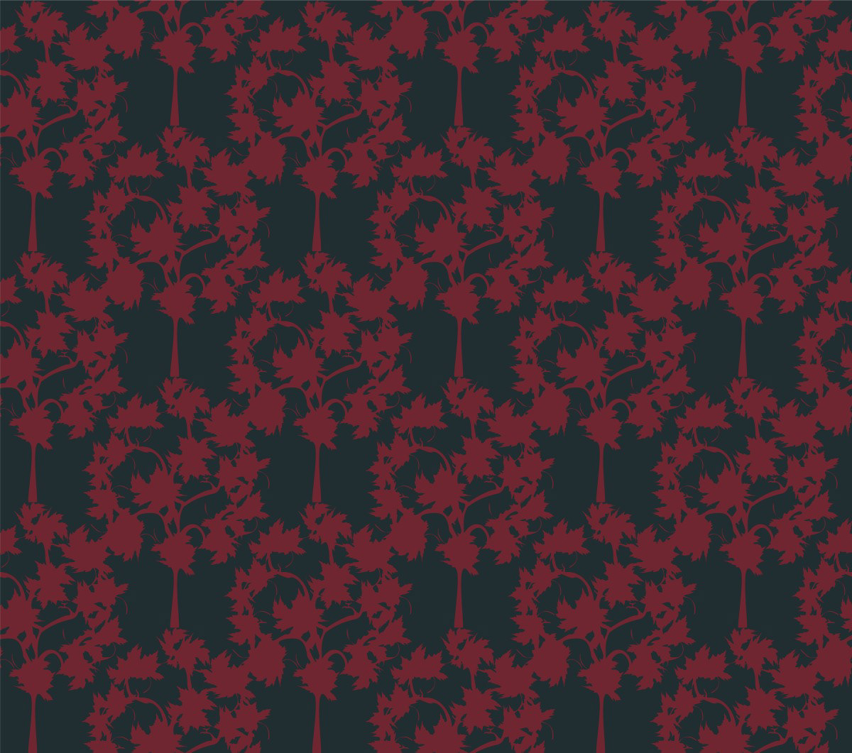 FALL'S FOREST PATTERN ~ BURNING CHARCOAL