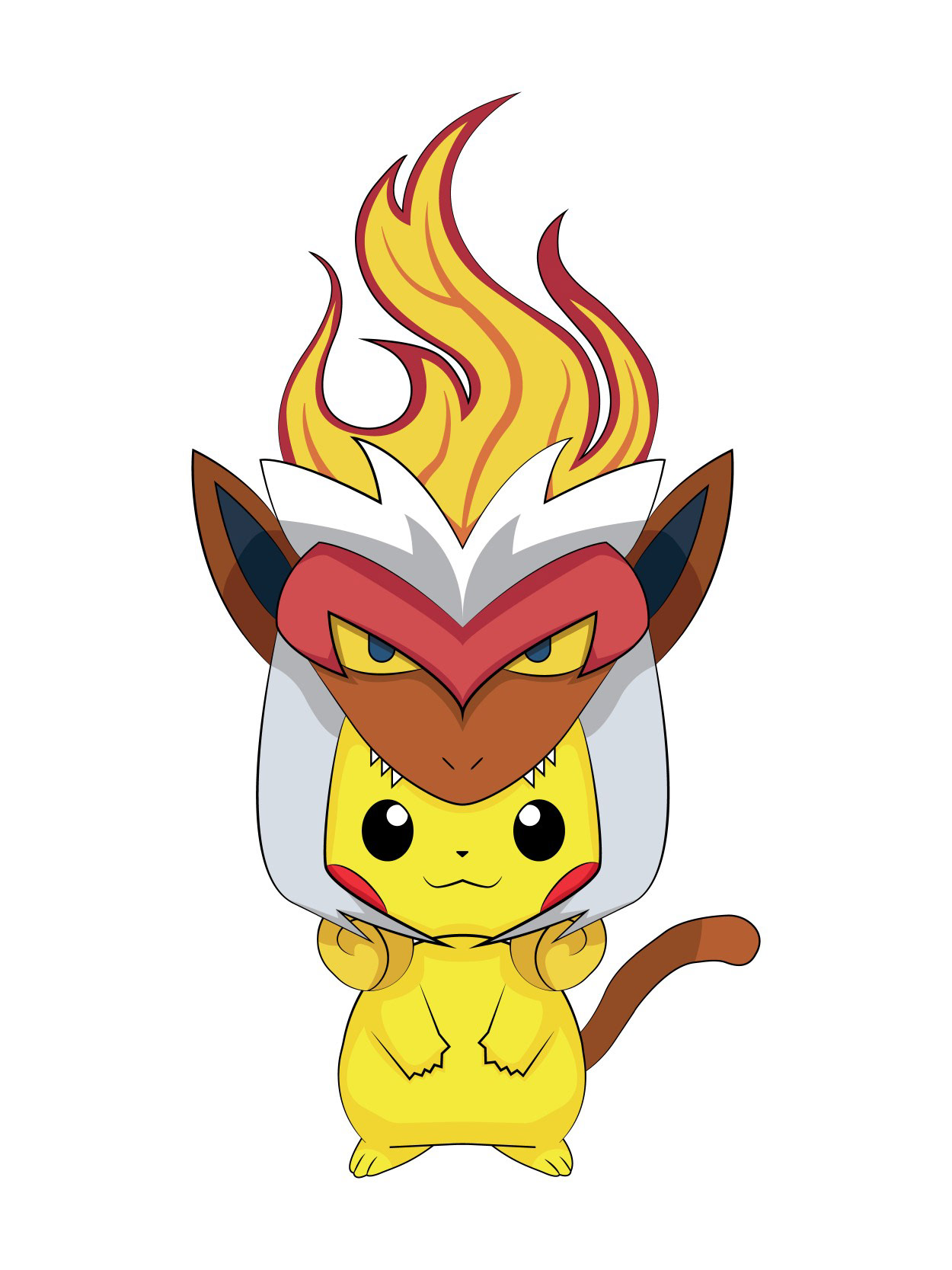 POKEMON - PIKACHU X INFERNAPE