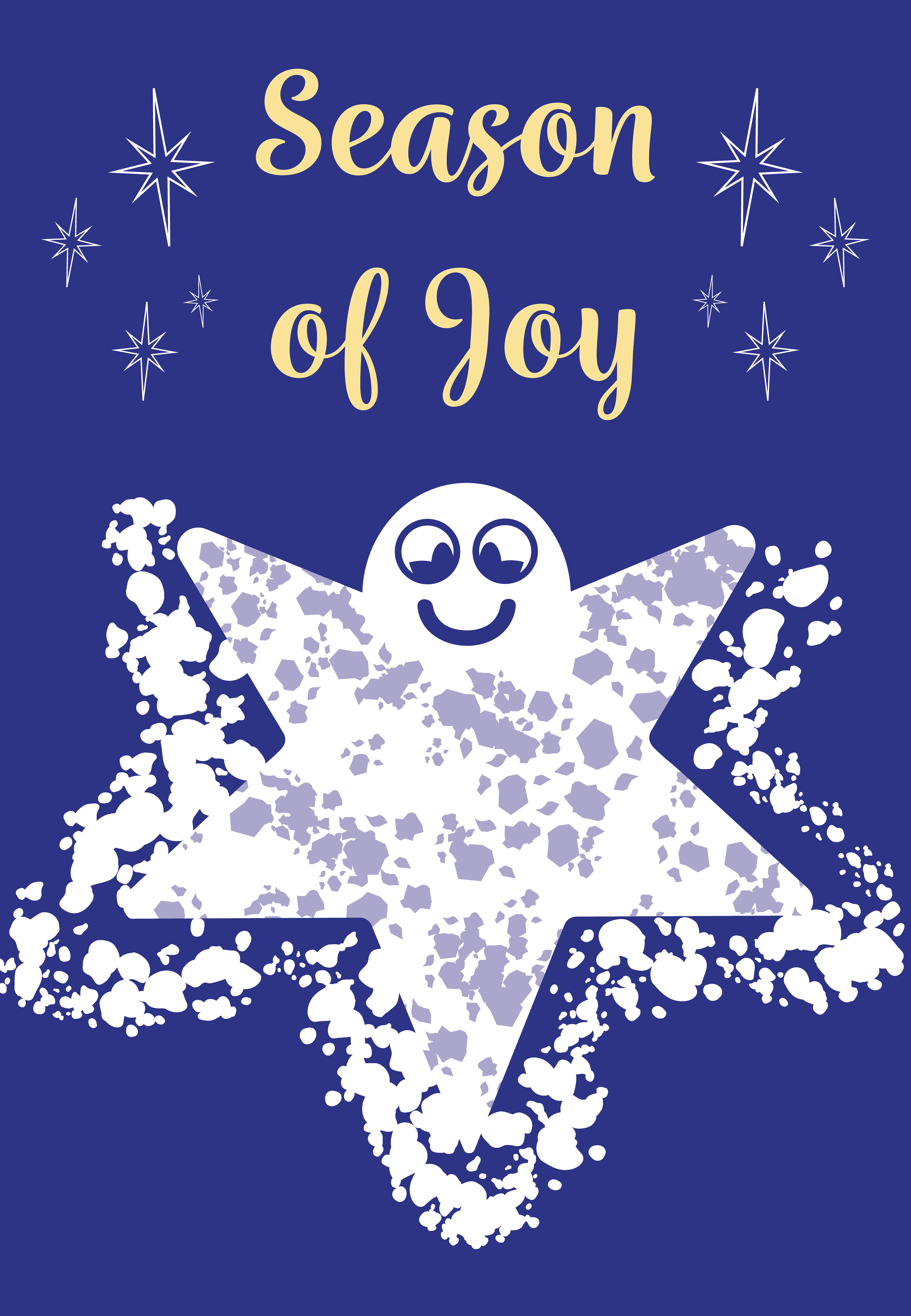 SEASON OF JOY SNOW ANGEL - SAPPHIRE BLUE