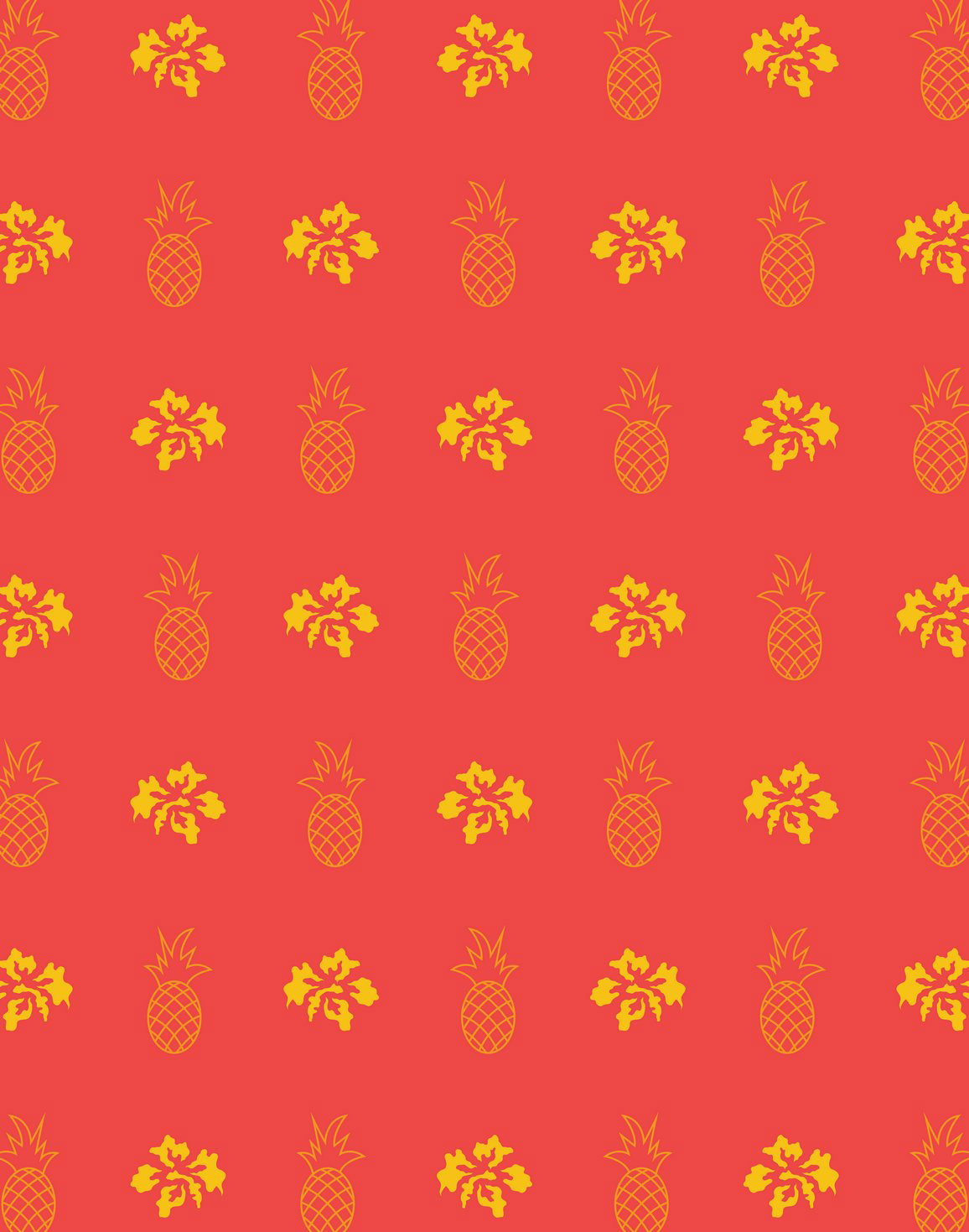 HIBISCUS & PINEAPPLES SUNSET