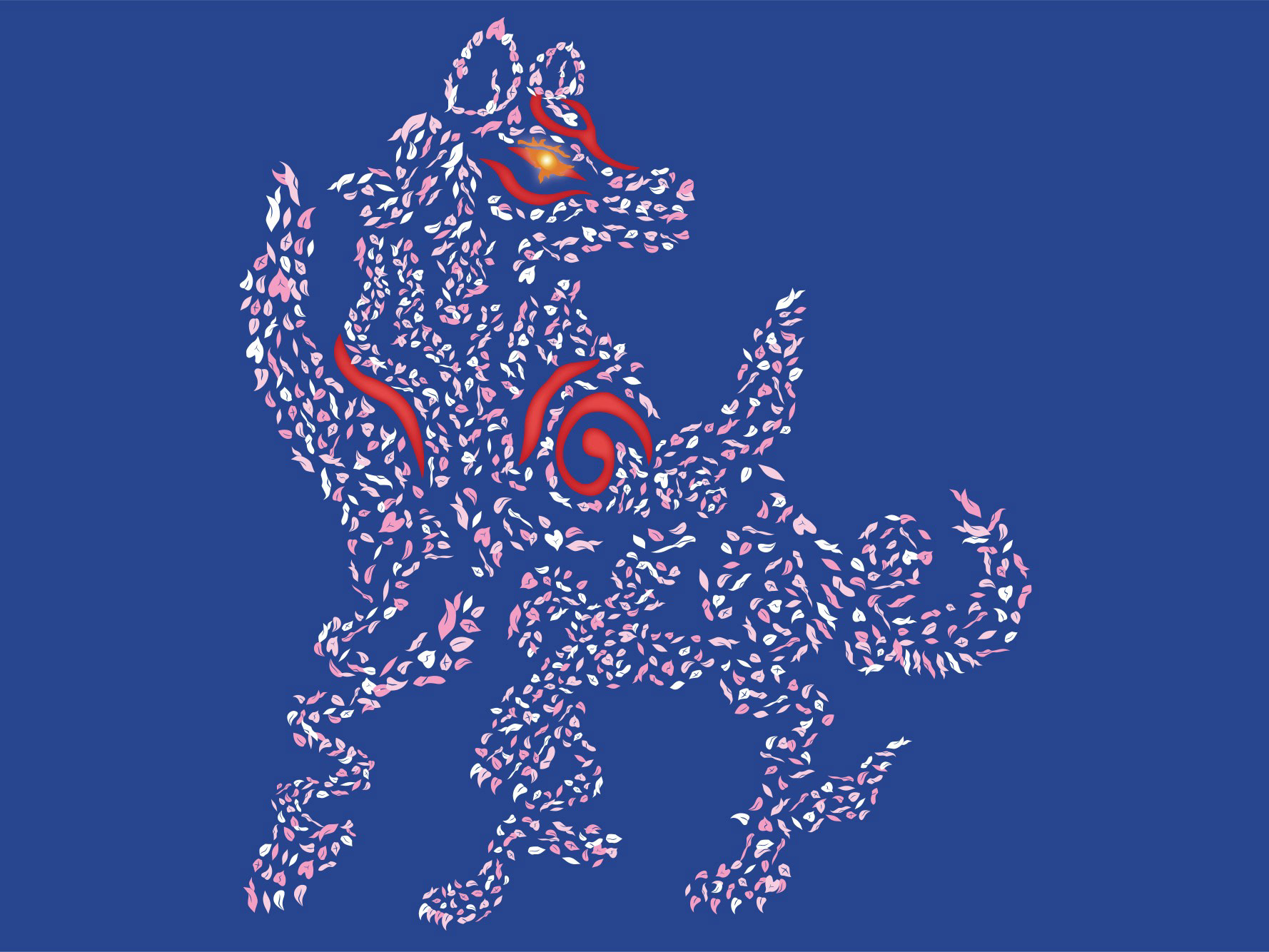 OKAMI AMATERASU - CHERRY BLOSSOM FORM
