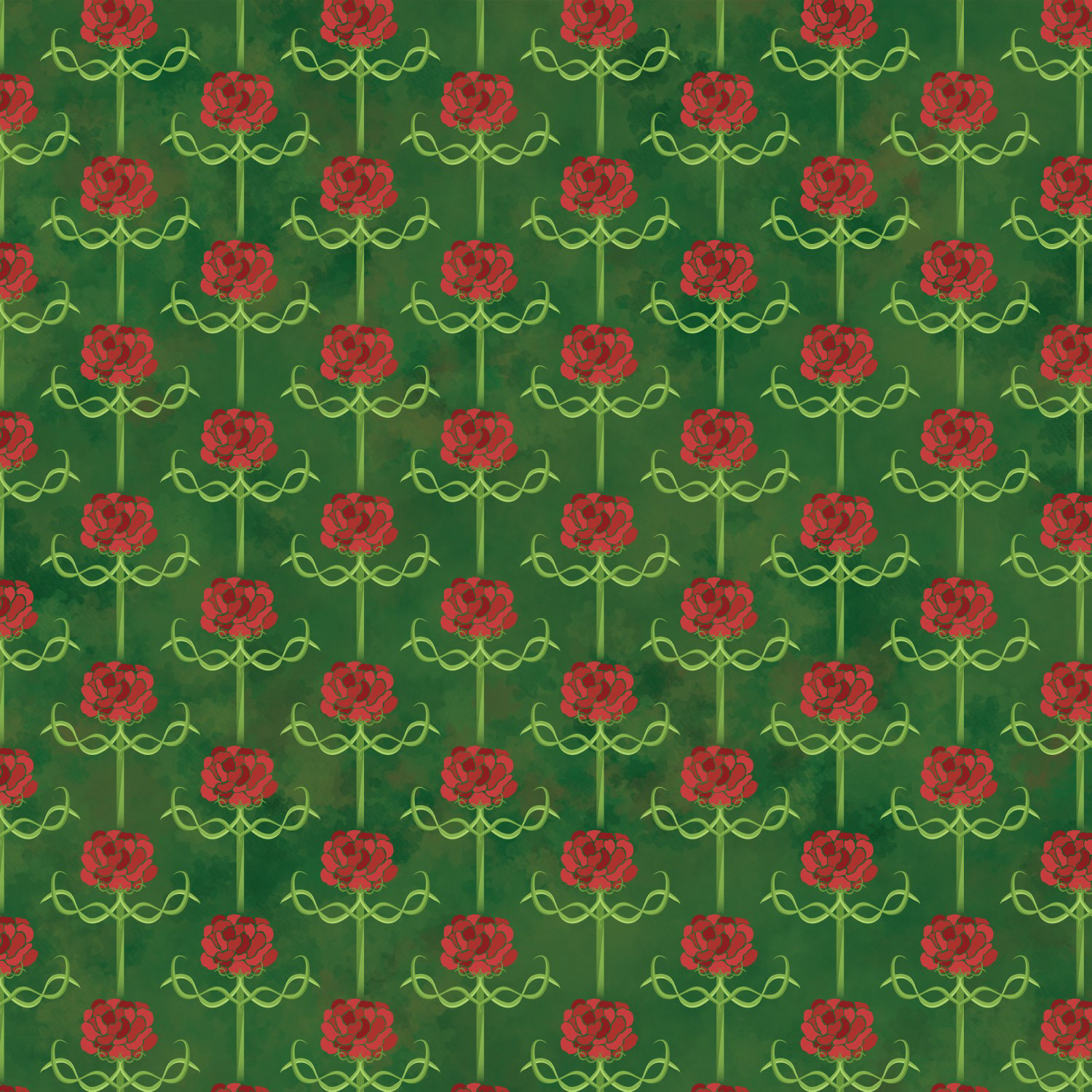 SPRING ROSES PATTERN 1