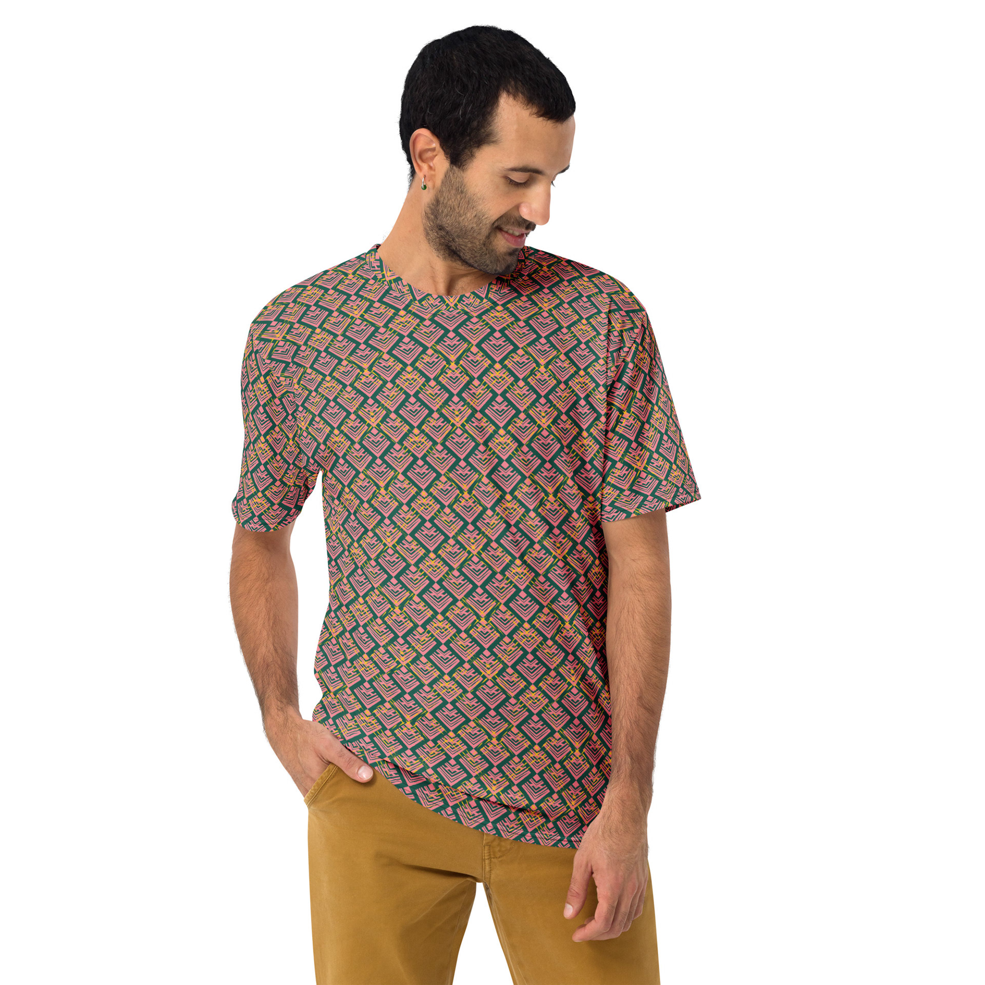 TRIBAL PRINT - DOLCE VITA_ALL OVER GRAPHIC TEE - LIFESTYLE MENS FRONT