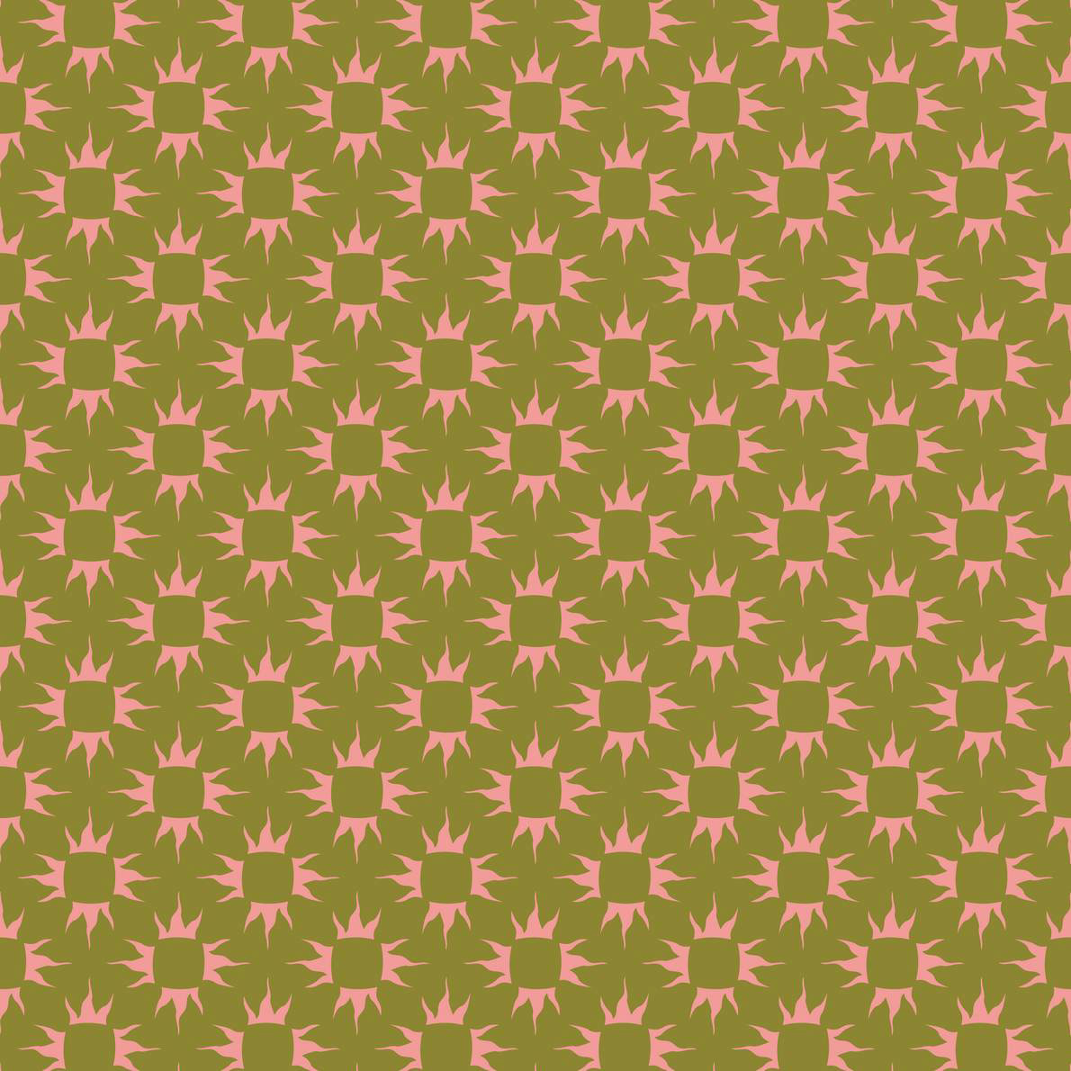 SUN BLOCK PRINT - AVOCADO LIME & BLUSH PINK