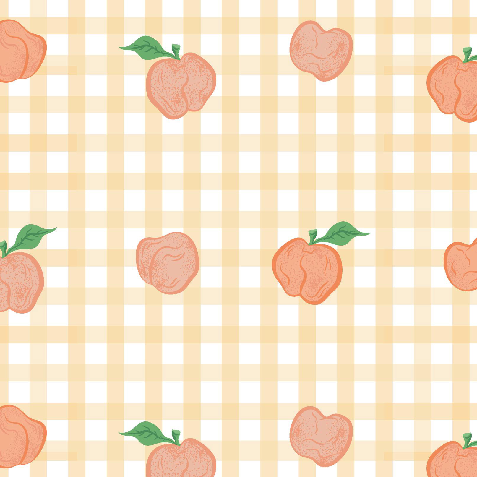 PEACHES & GINGHAM 1