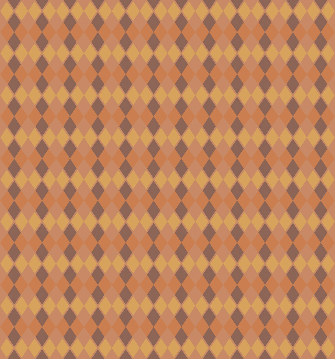CARAMEL SPICE ARGYLE PRINT