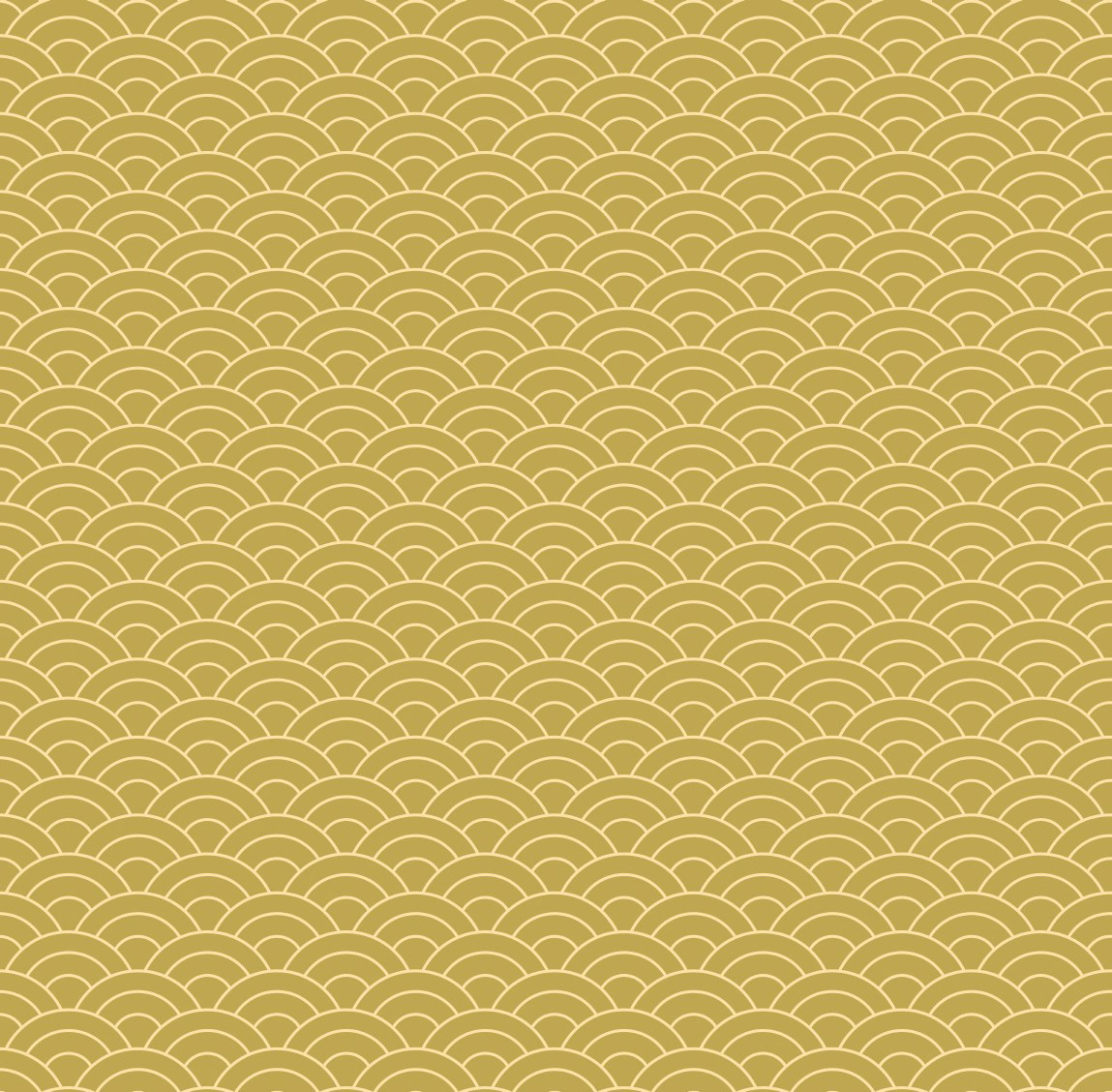 JAPANESE WAVES - ORNATE GOLD