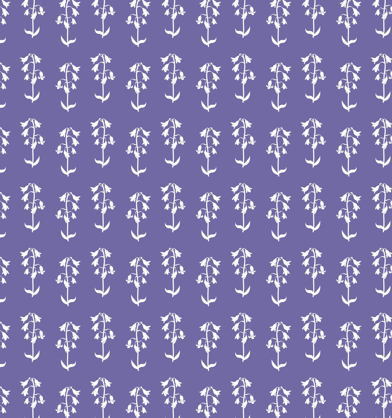 BLUEBELLS SILHOUETTE PATTERN