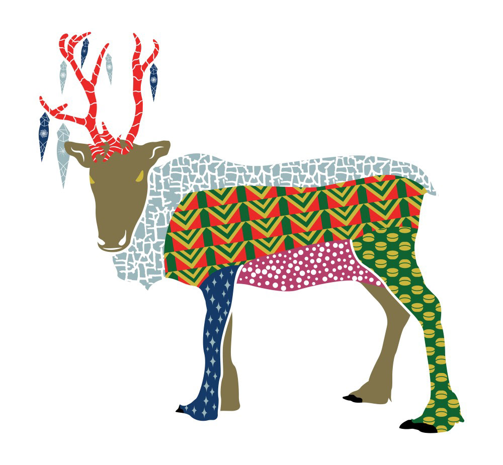ABSTRACT REINDEER [FOR WHITE]