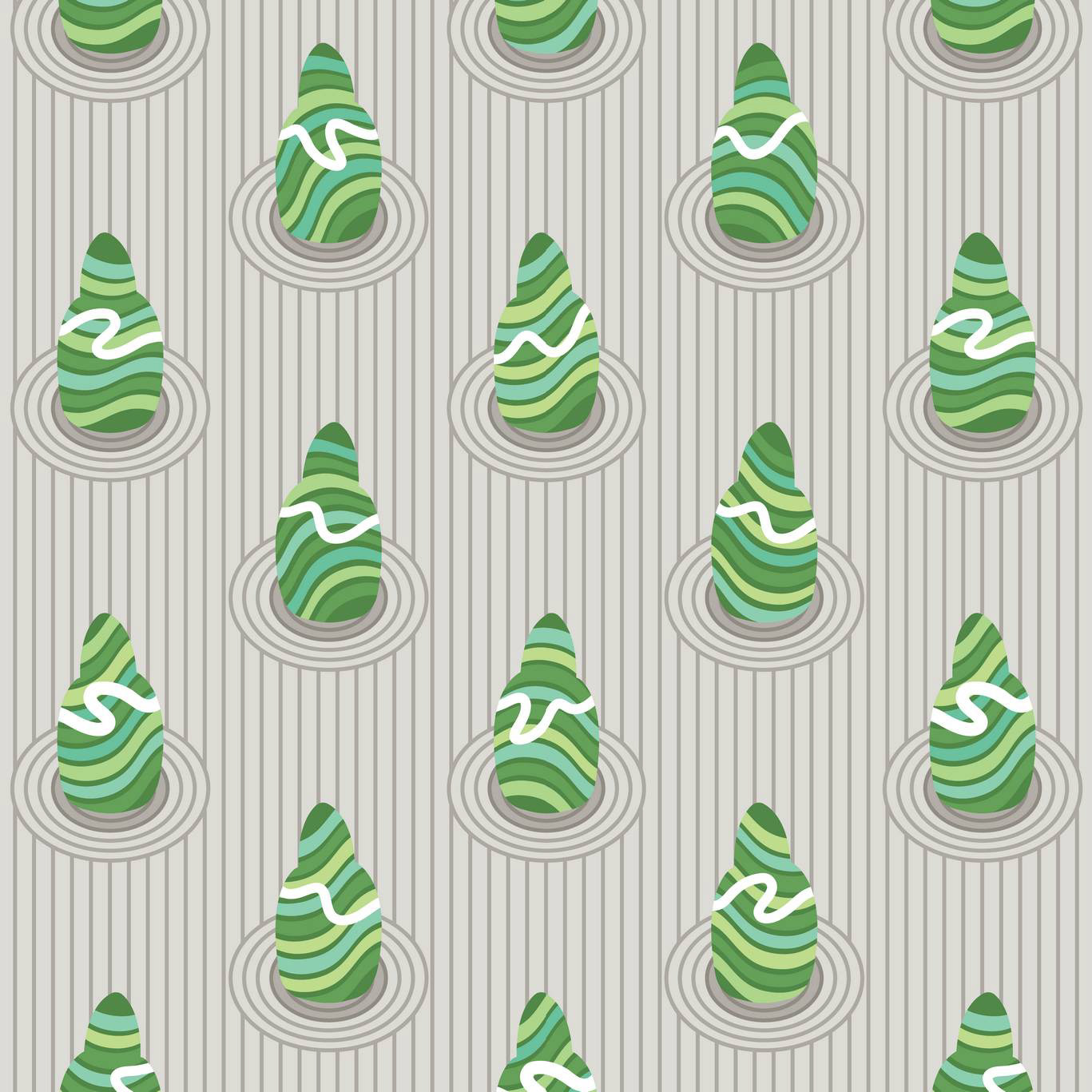 JEWELLED DRY ZEN GARDENS PATTERN