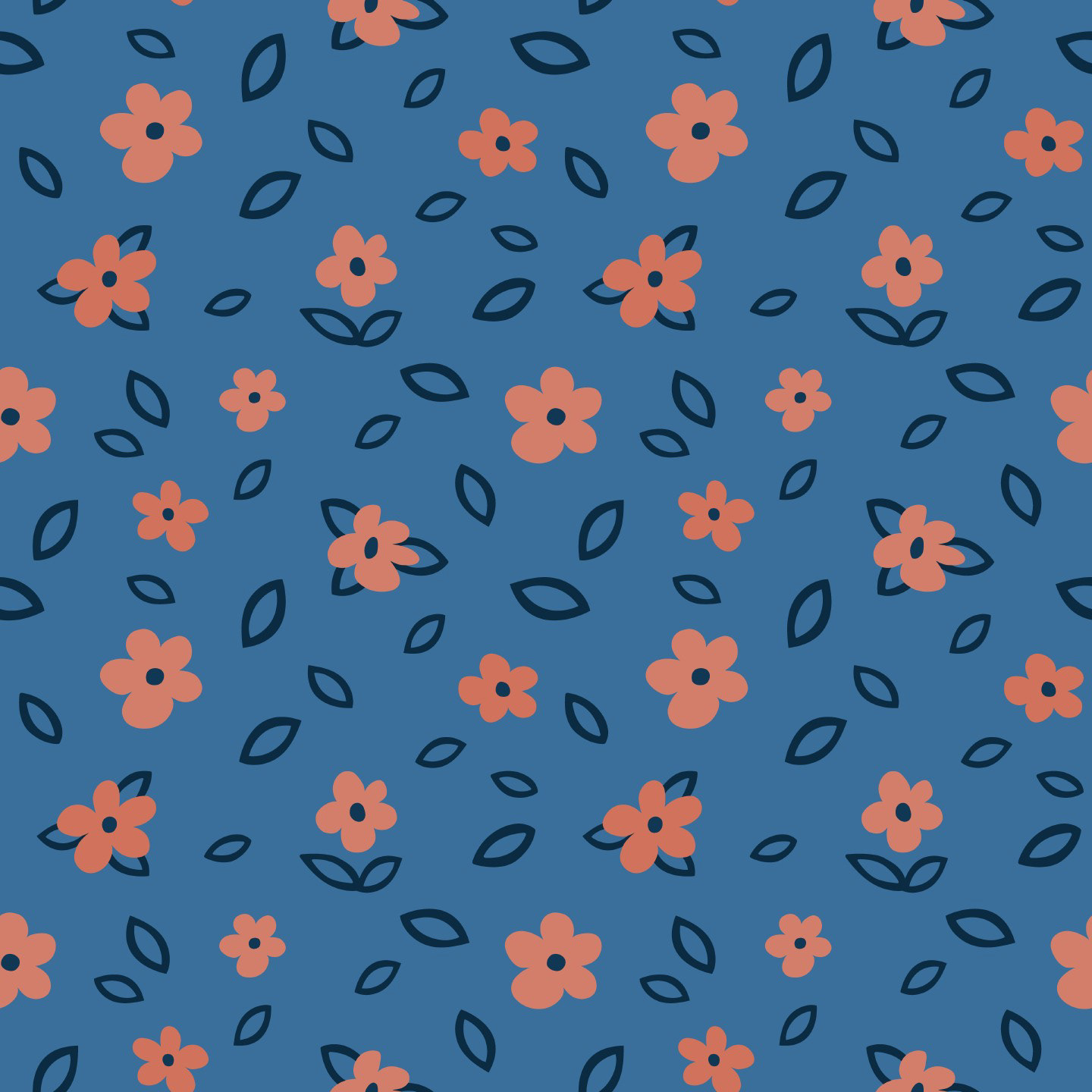 MINIMAL TRIBAL TERRACOTTA FLORALS