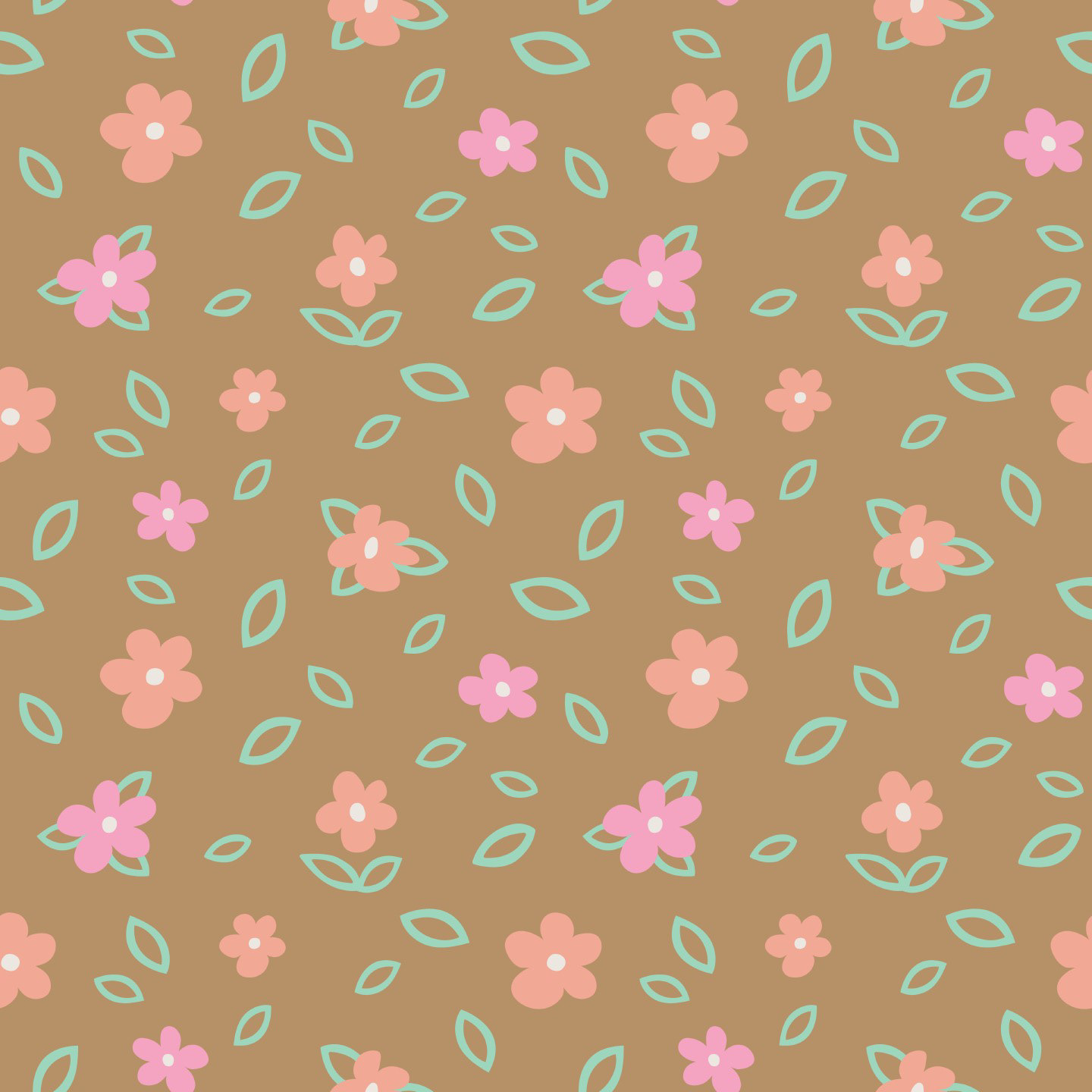 MINIMAL PASTEL PEPPERMINT FLORALS