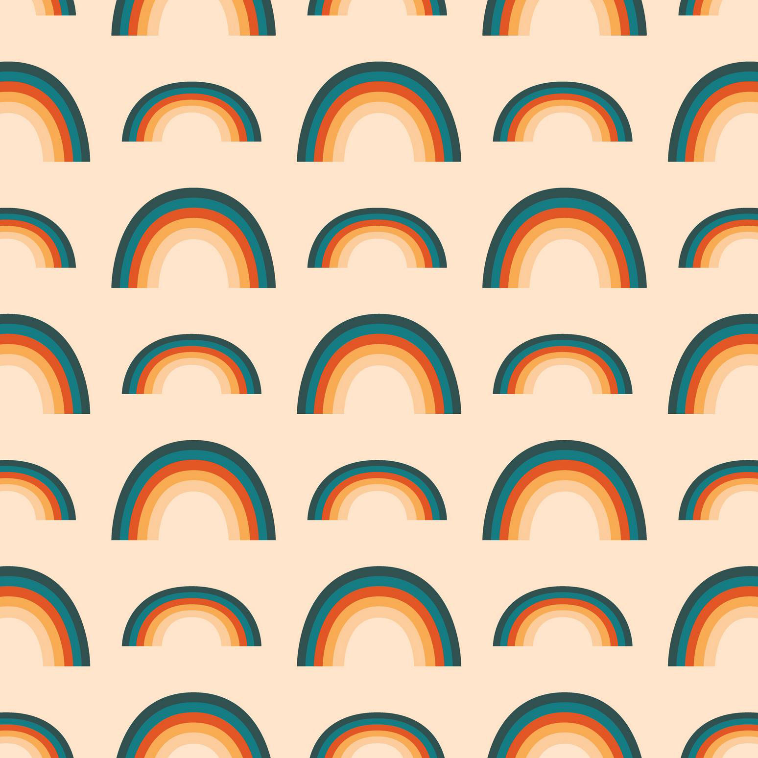 SUMMER TROPIC RAINBOW PATTERN 1
