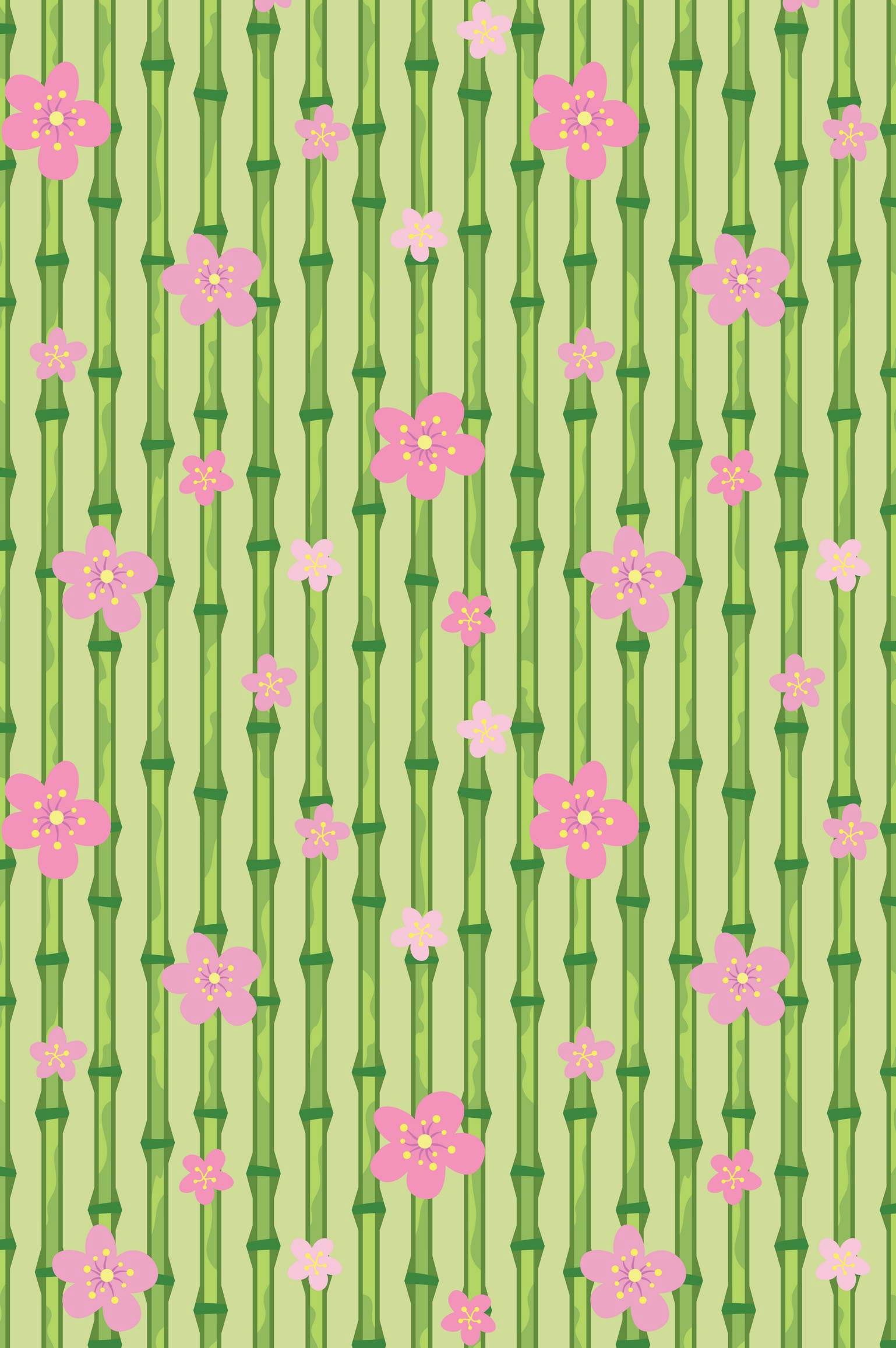 BAMBOO & CHERRY BLOSSOMS - SPRING HAZE