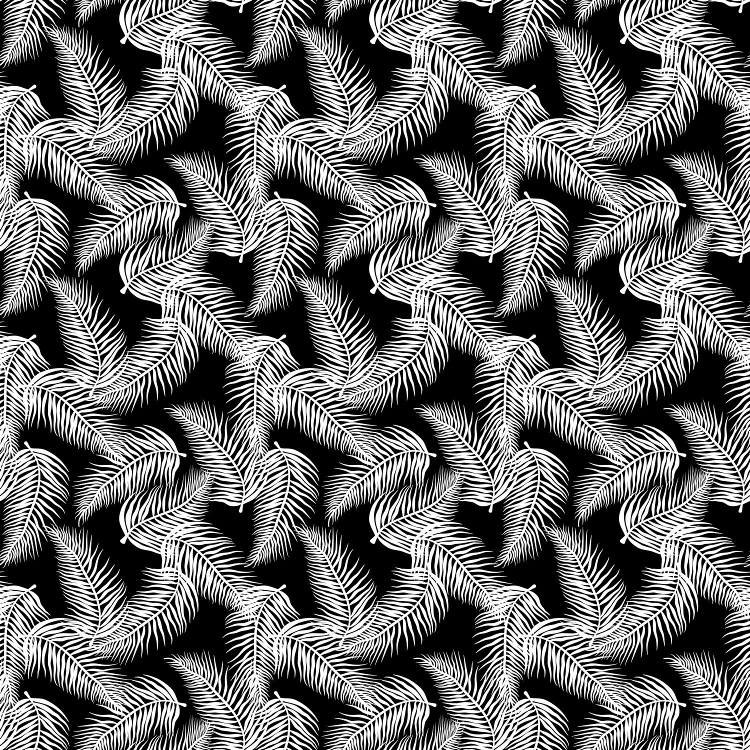 TROPICAL BW PALMS