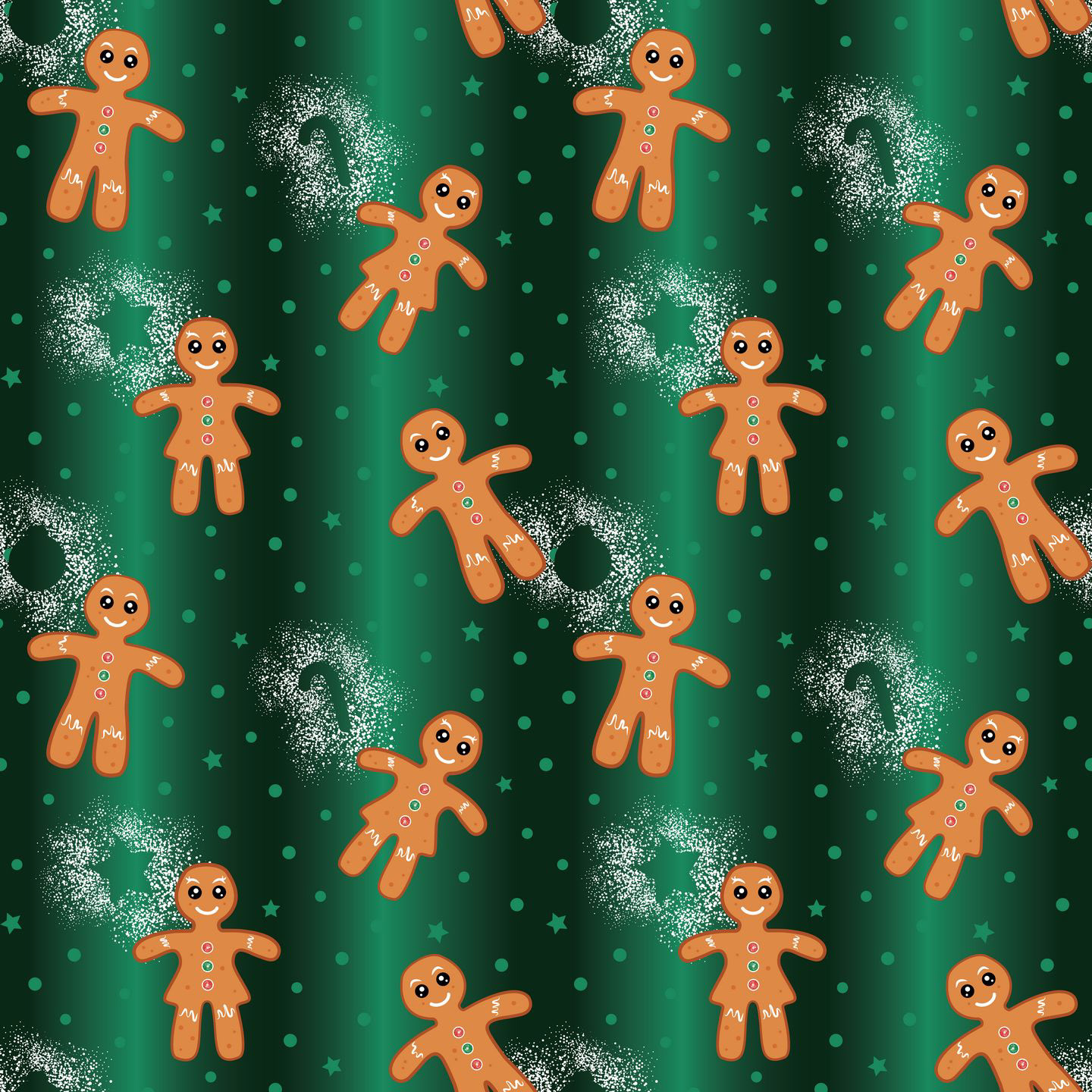 GINGERBREAD EMERALD FOIL