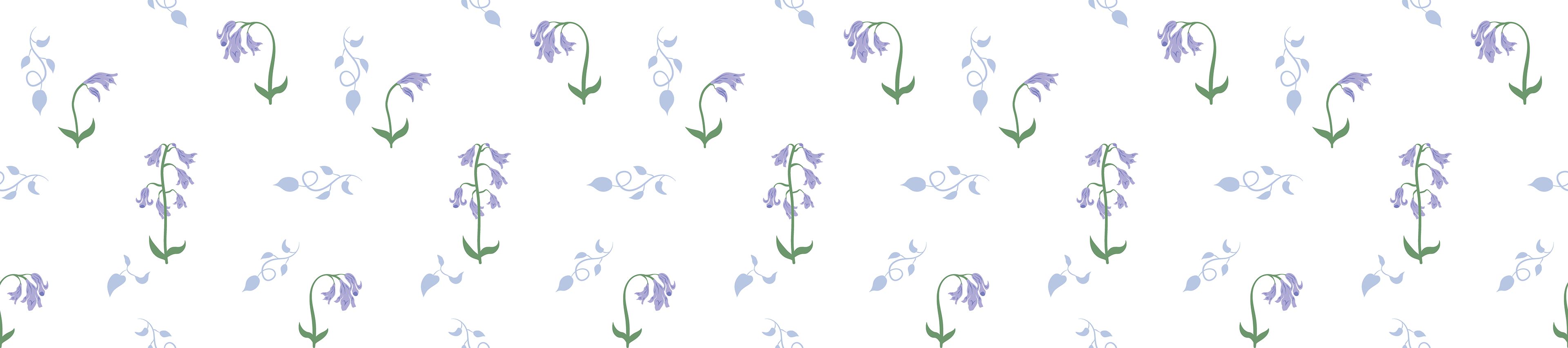 BLUEBELLS FLORAL PATTERN 1