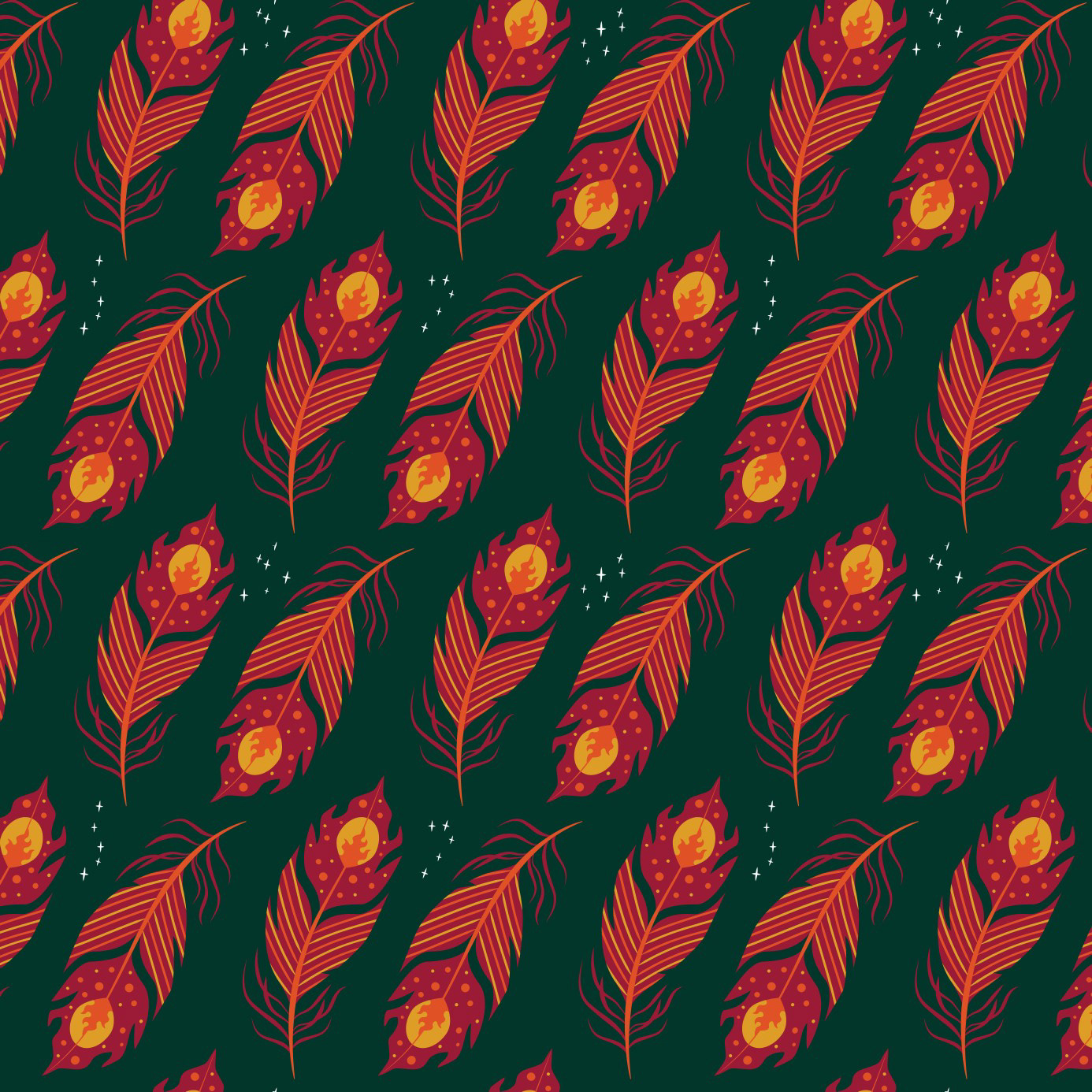 PHOENIX FEATHERS - JADE