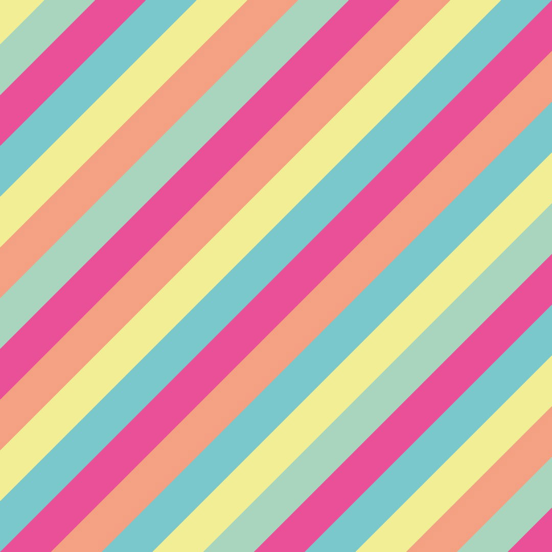 CANDY RAINBOW STRIPES PATTERN [DIAGONAL]