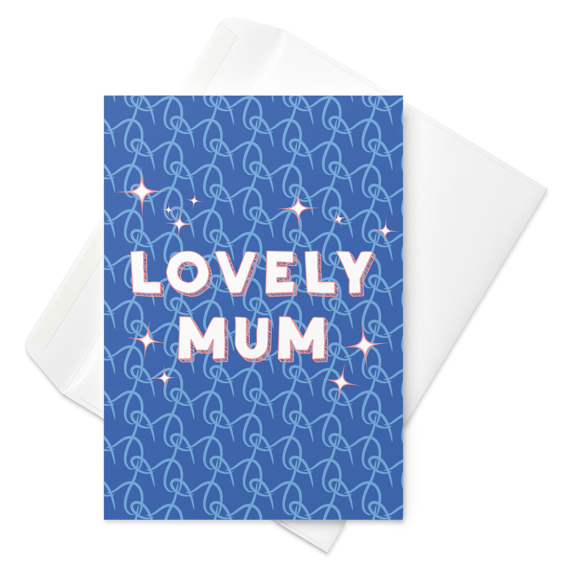 LOVELY MUM - CINDERELLA BLUE_GREETING CARD