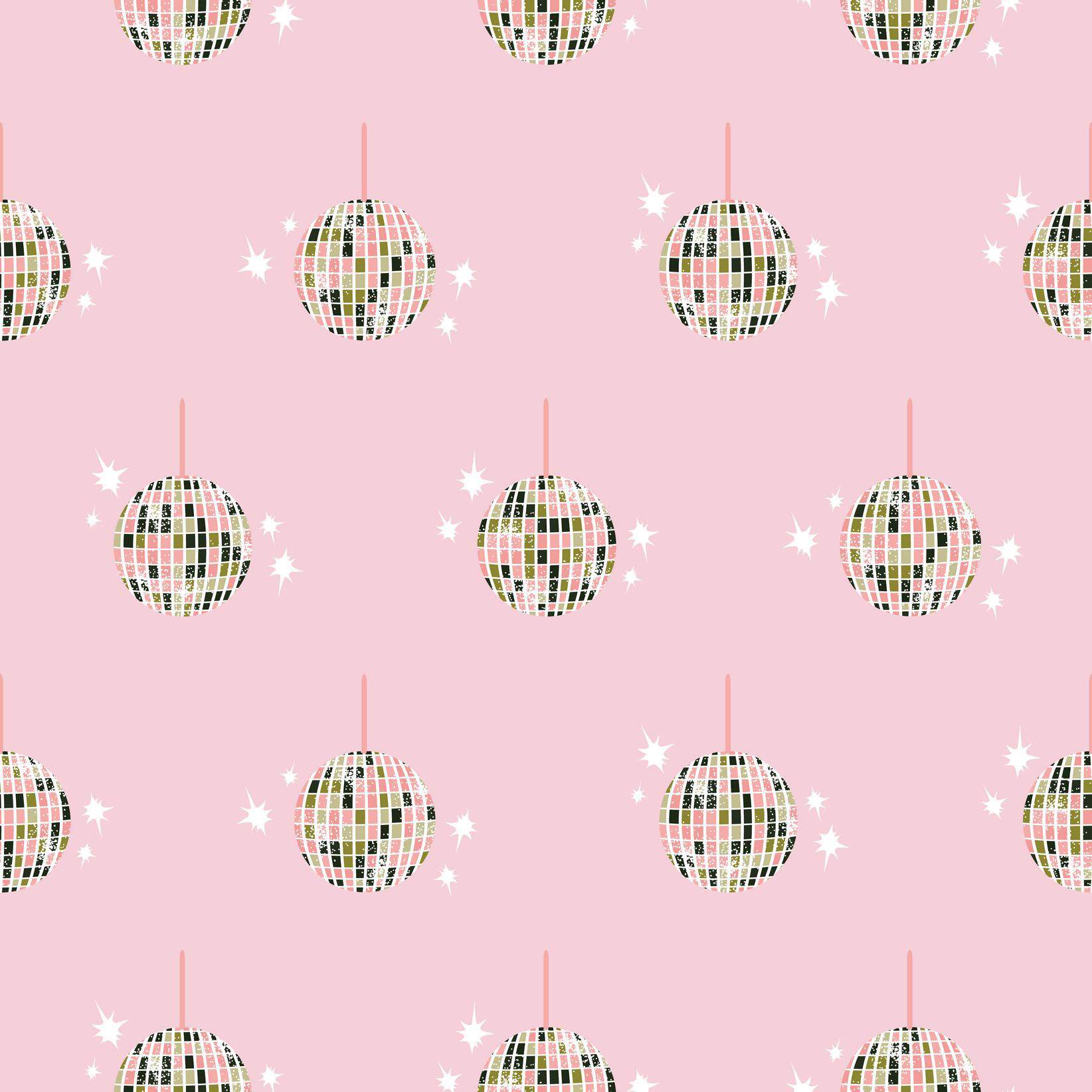 DISCO BALLS - AVOCADO LIME, BLUSH PINK & FOREST GREEN