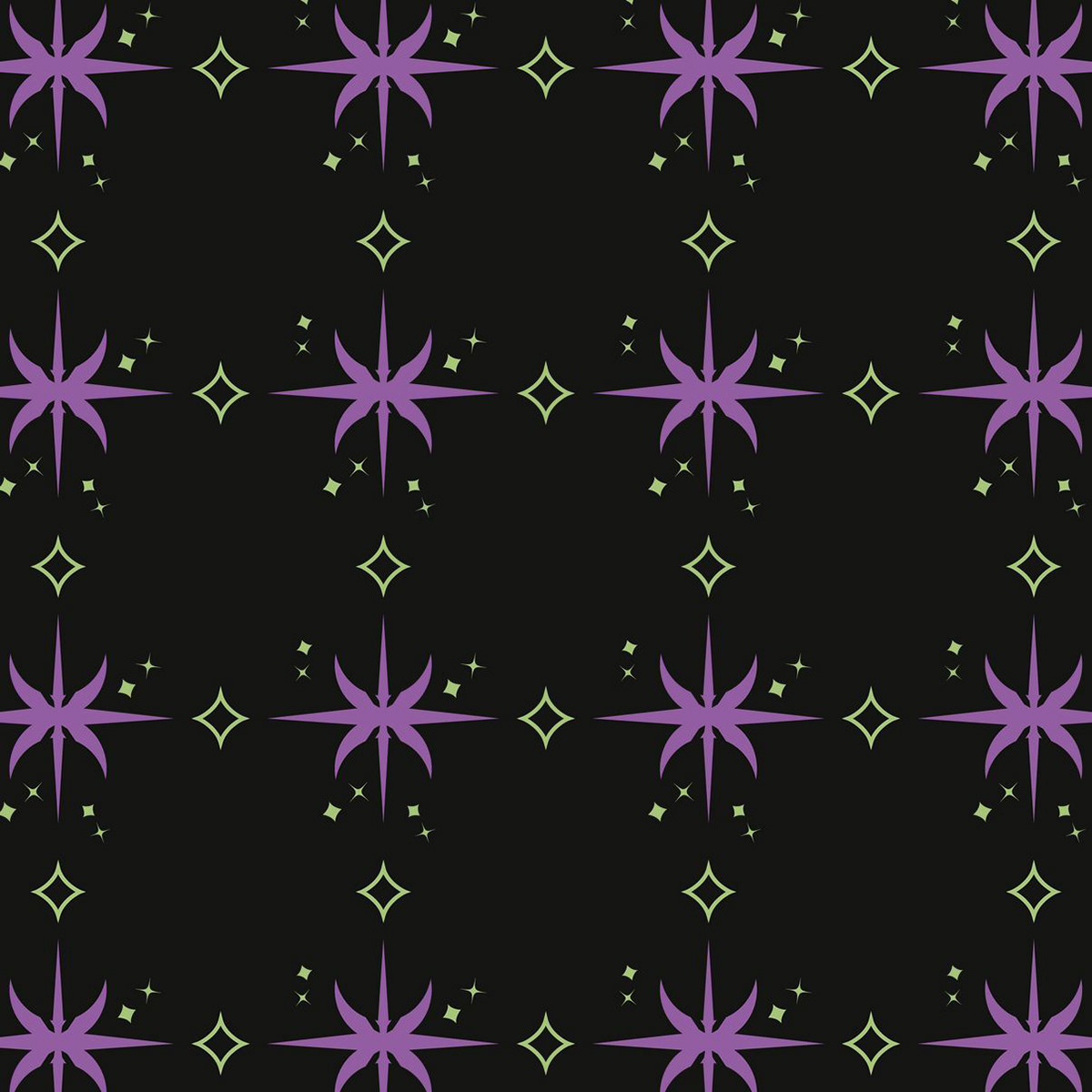 ARCANE STARS - GHOULISH PURPLE, GREEN & BLACK
