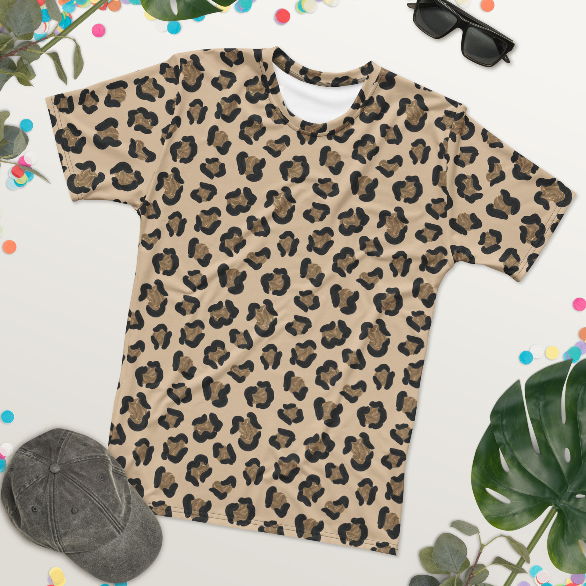 LEOPARD PRINT 1_ALL OVER GRAPHIC TEE