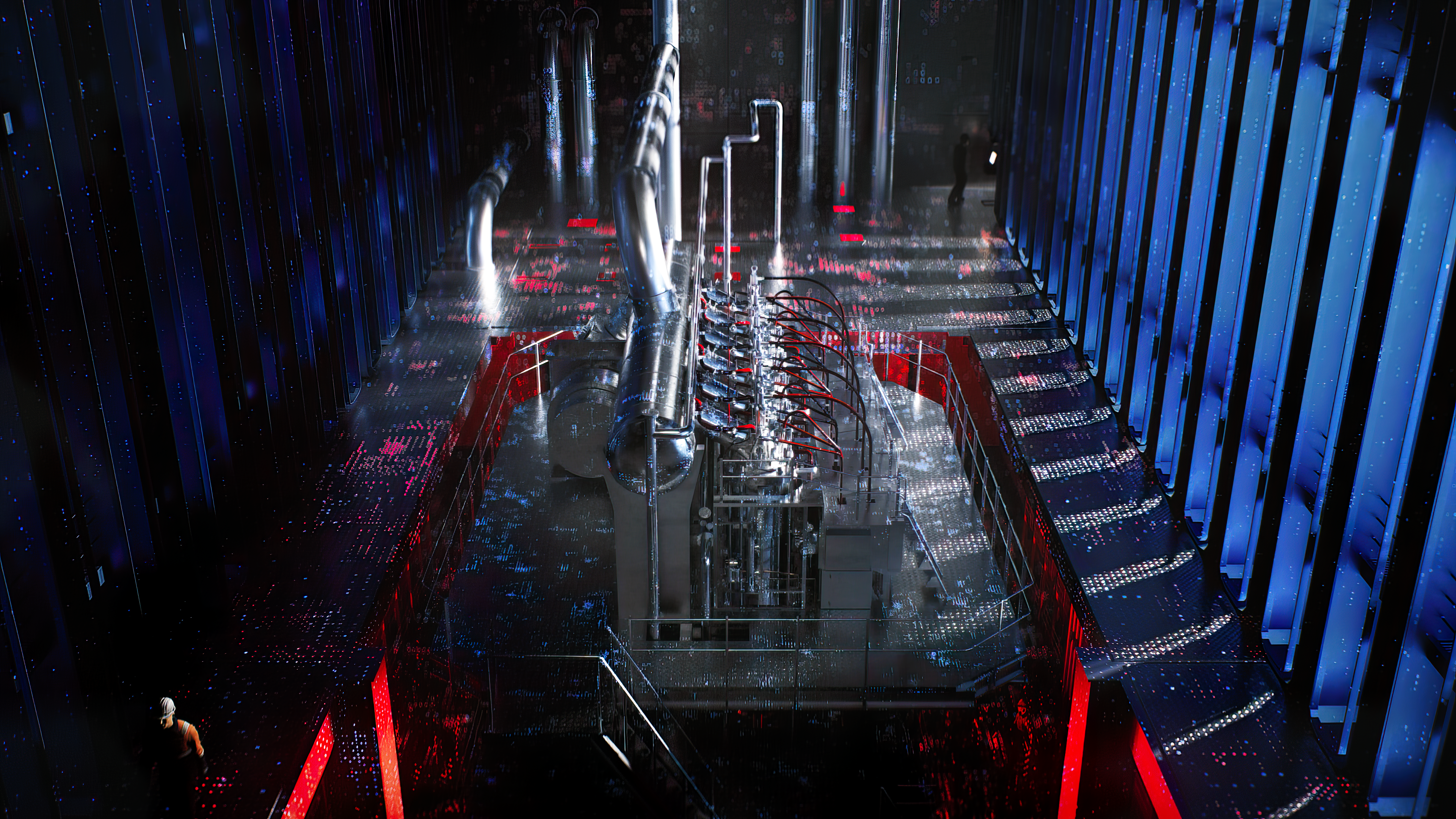 ExxonMobil MobilGard 540AC 3D Engine Viz by Anton Raduchits