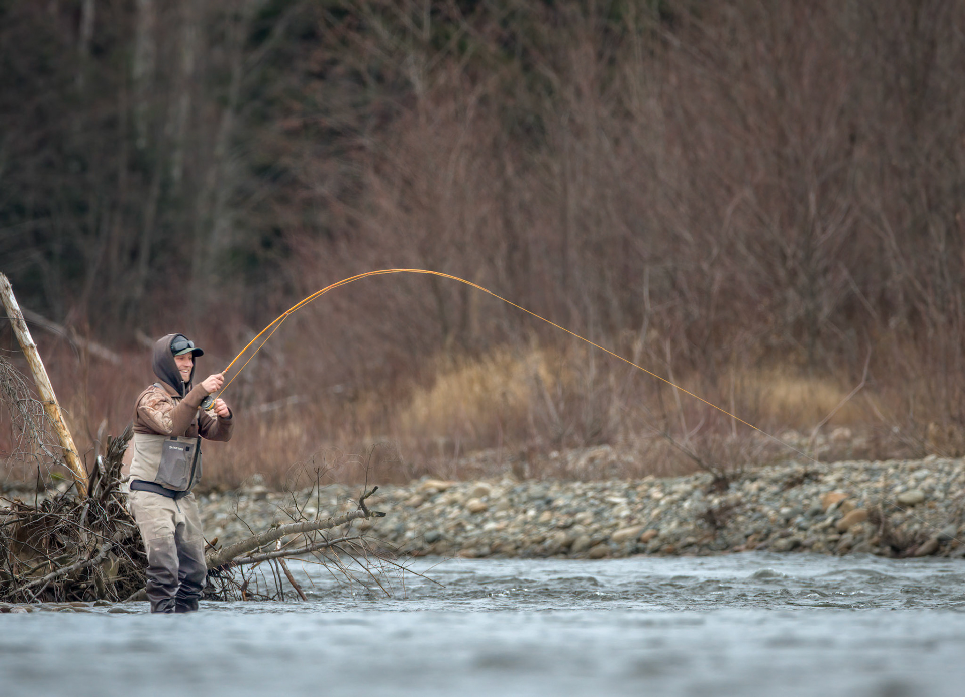 Hooked up on the glass!