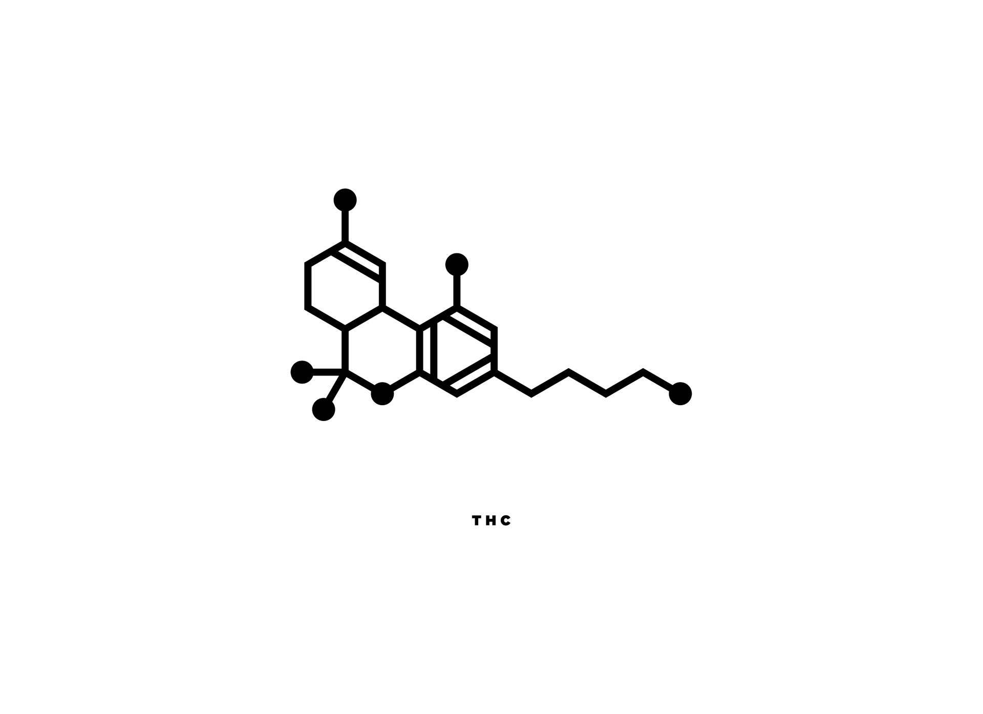 Molecular Truth by Tania Hennessy - THC Molecule