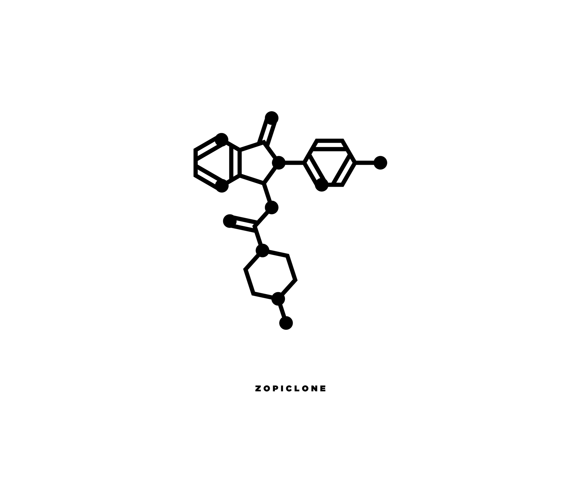 Molecular Truth by Tania Hennessy - Zopiclone Molecule
