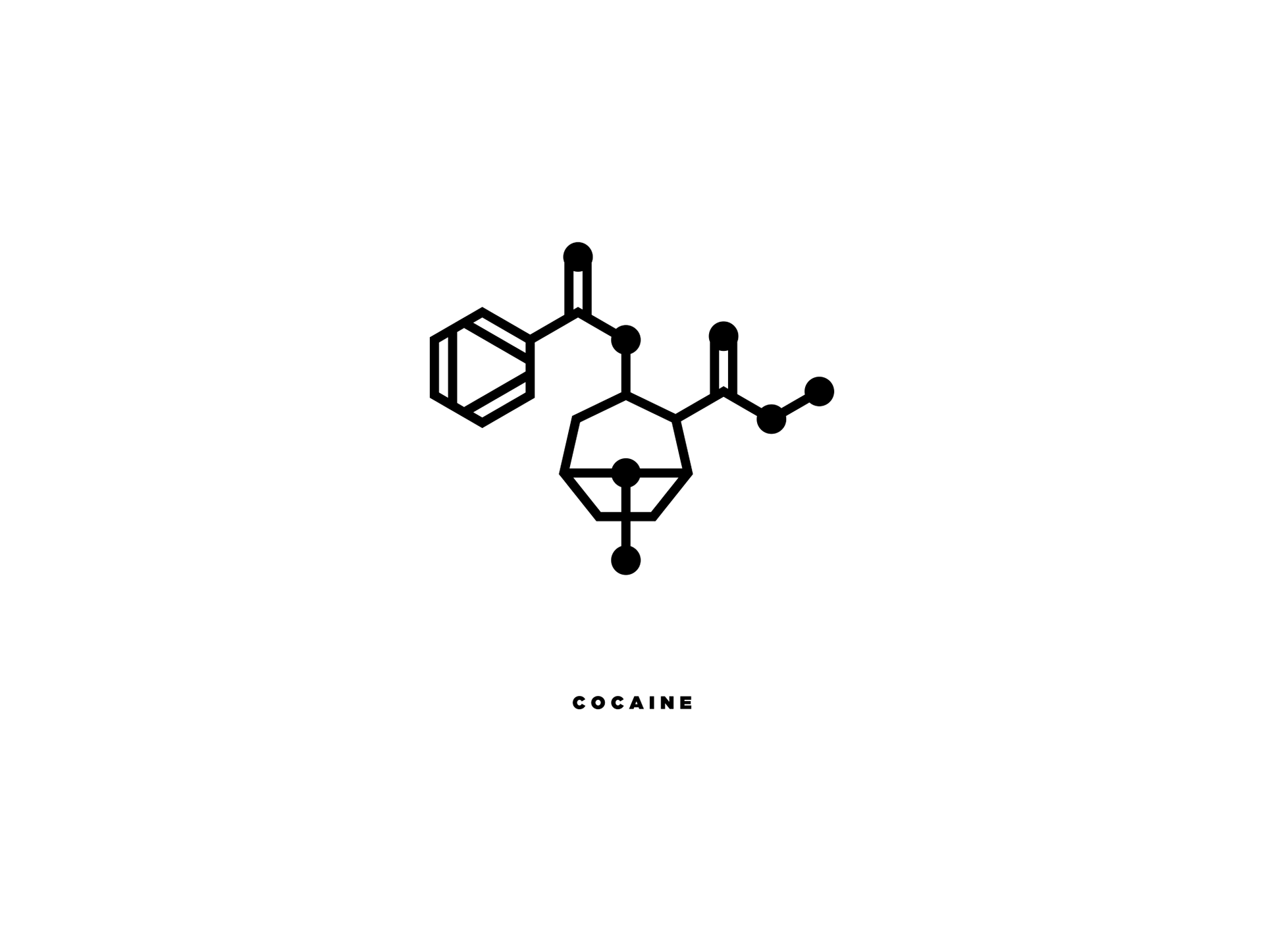 Molecular Truth by Tania Hennessy - Cocaine Molecule
