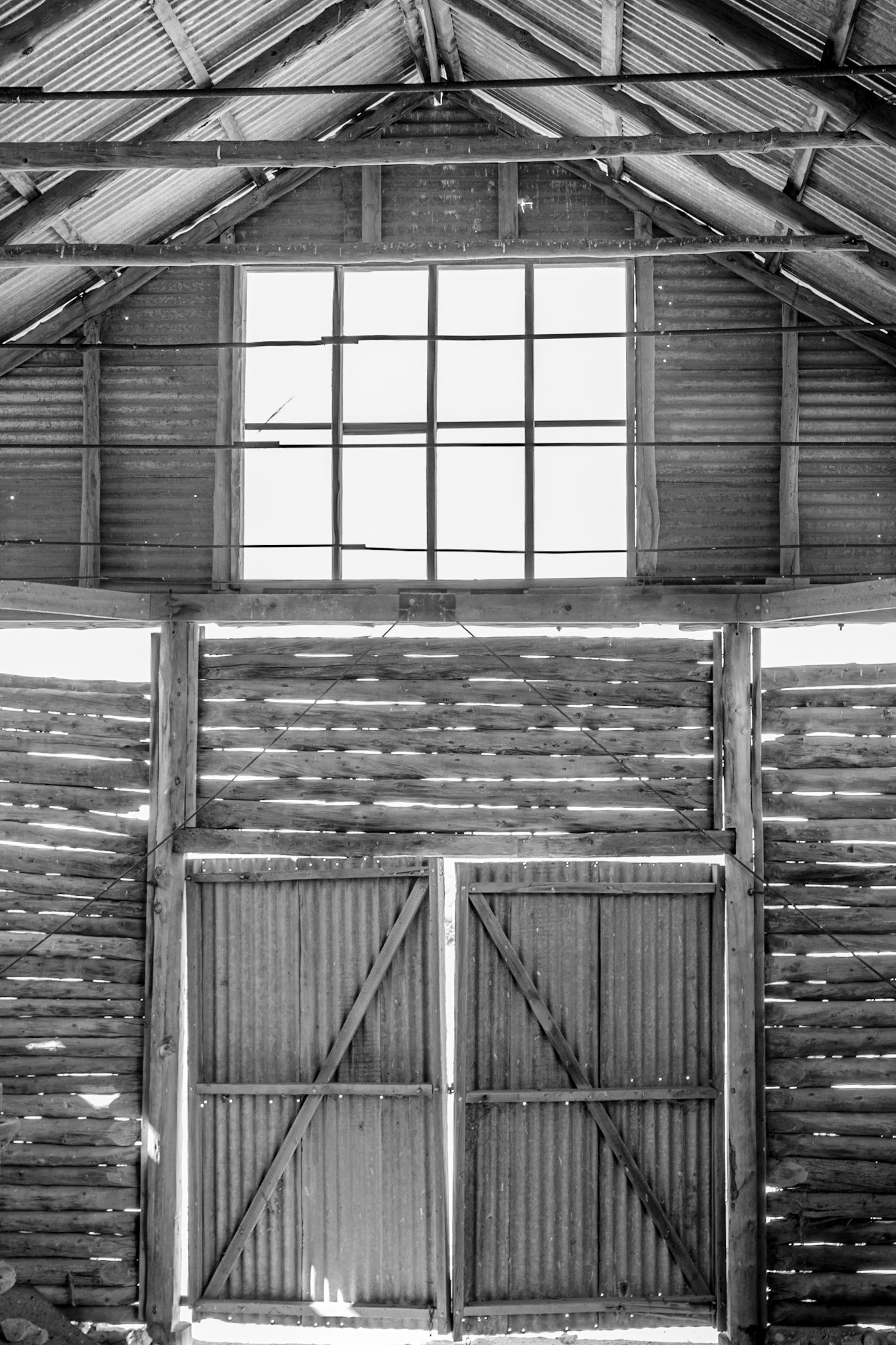Light through the Mungo Woolshed