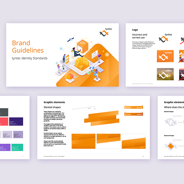 Analyse des bisherigen Corporate Designs sowie Umsetzung und Dokumentation eines Relaunchs der Design Basics