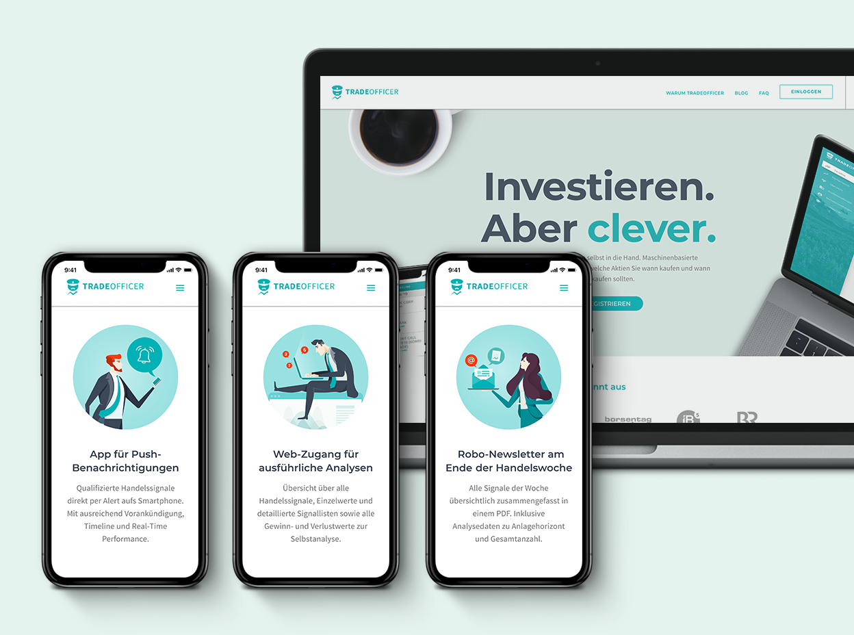 Corporate Design- und Website-Relaunch für tradeofficer.de