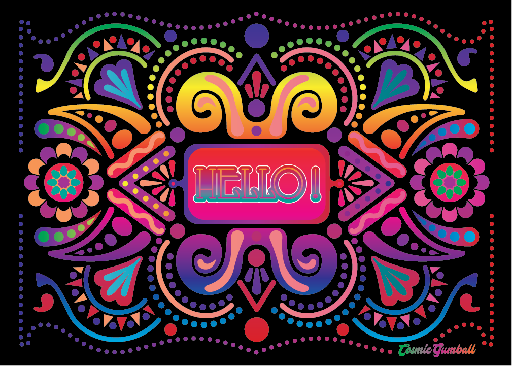 Hello Show Card