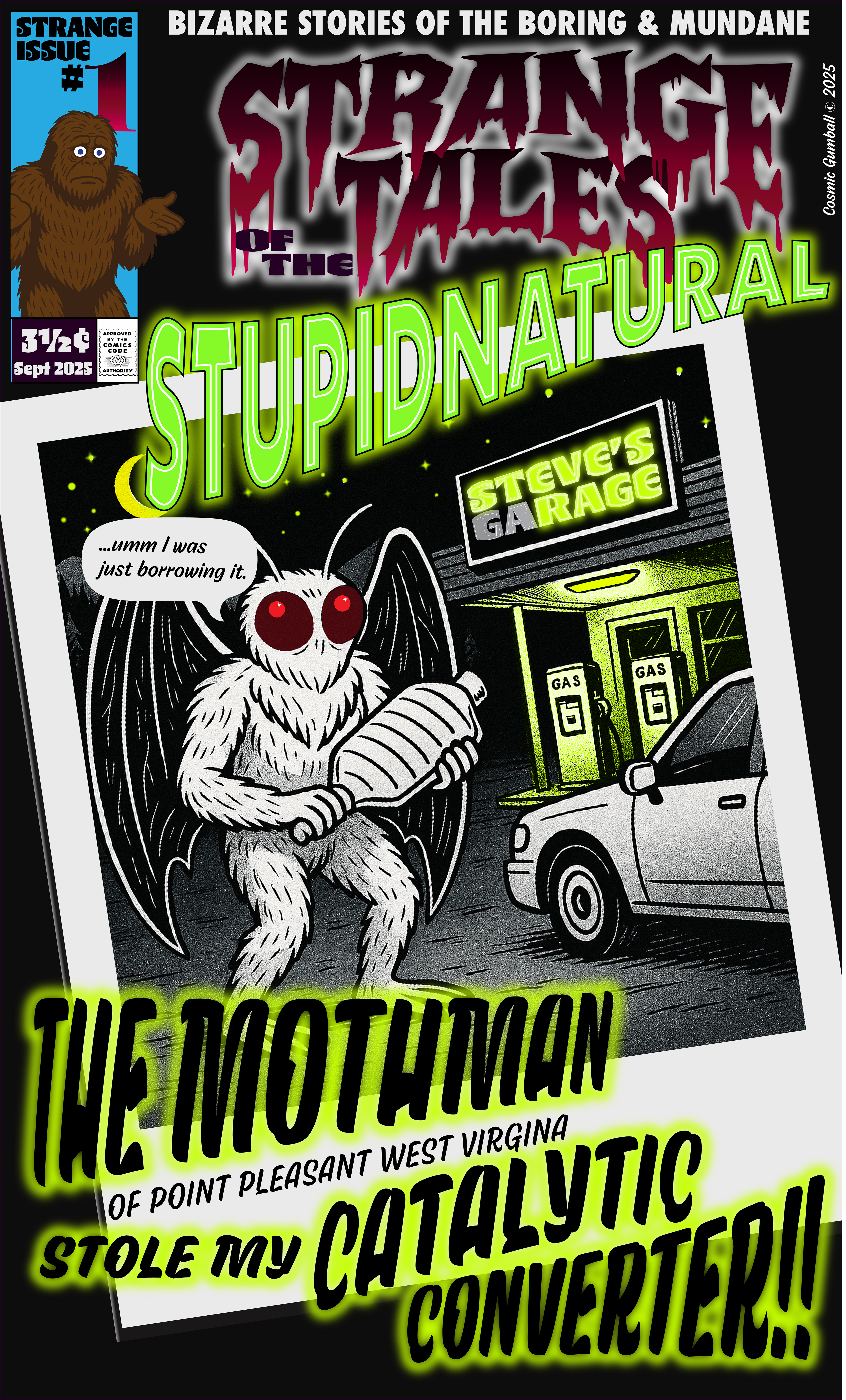 Mothman Stole My Catalytic Converter!