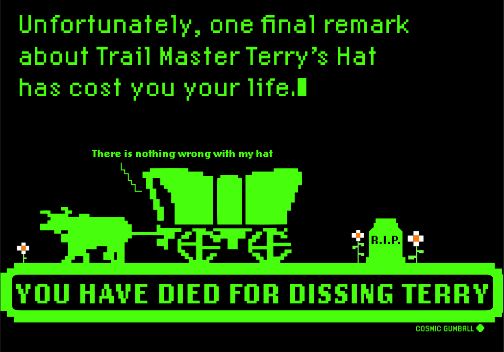 I mean I can't say you weren't warned