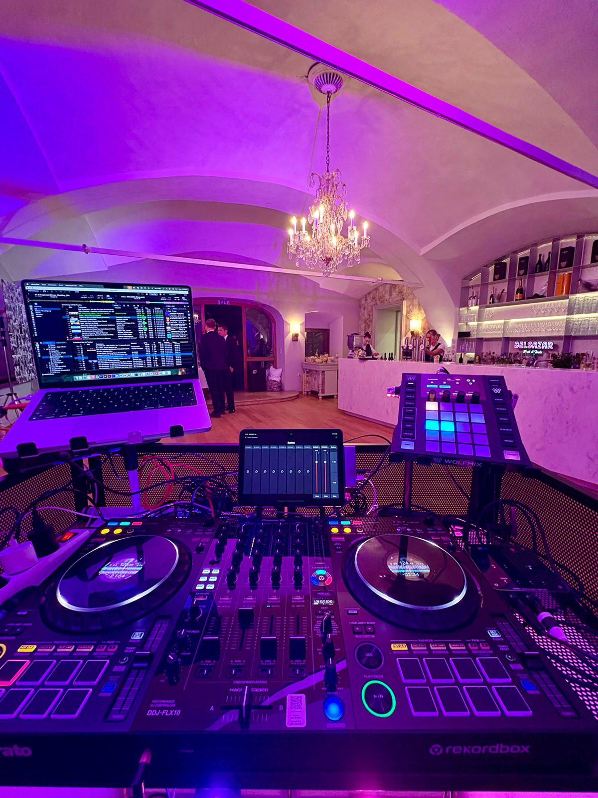 DJ Setup Hochzeit - Schloss Obermayerhofen