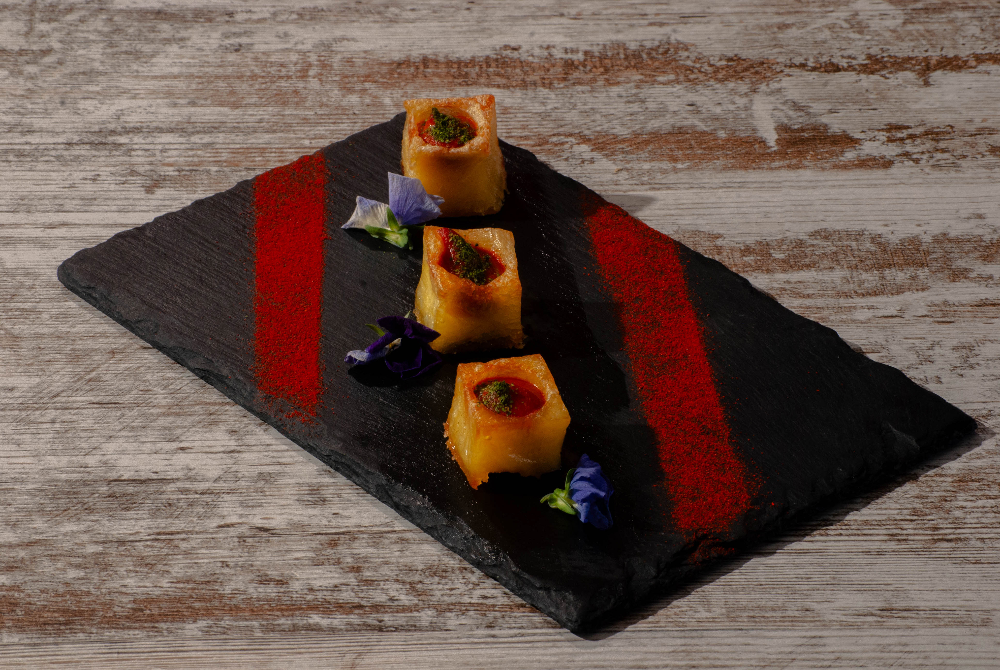 Menú degustación de la escuela de hostelería Simone Ortega