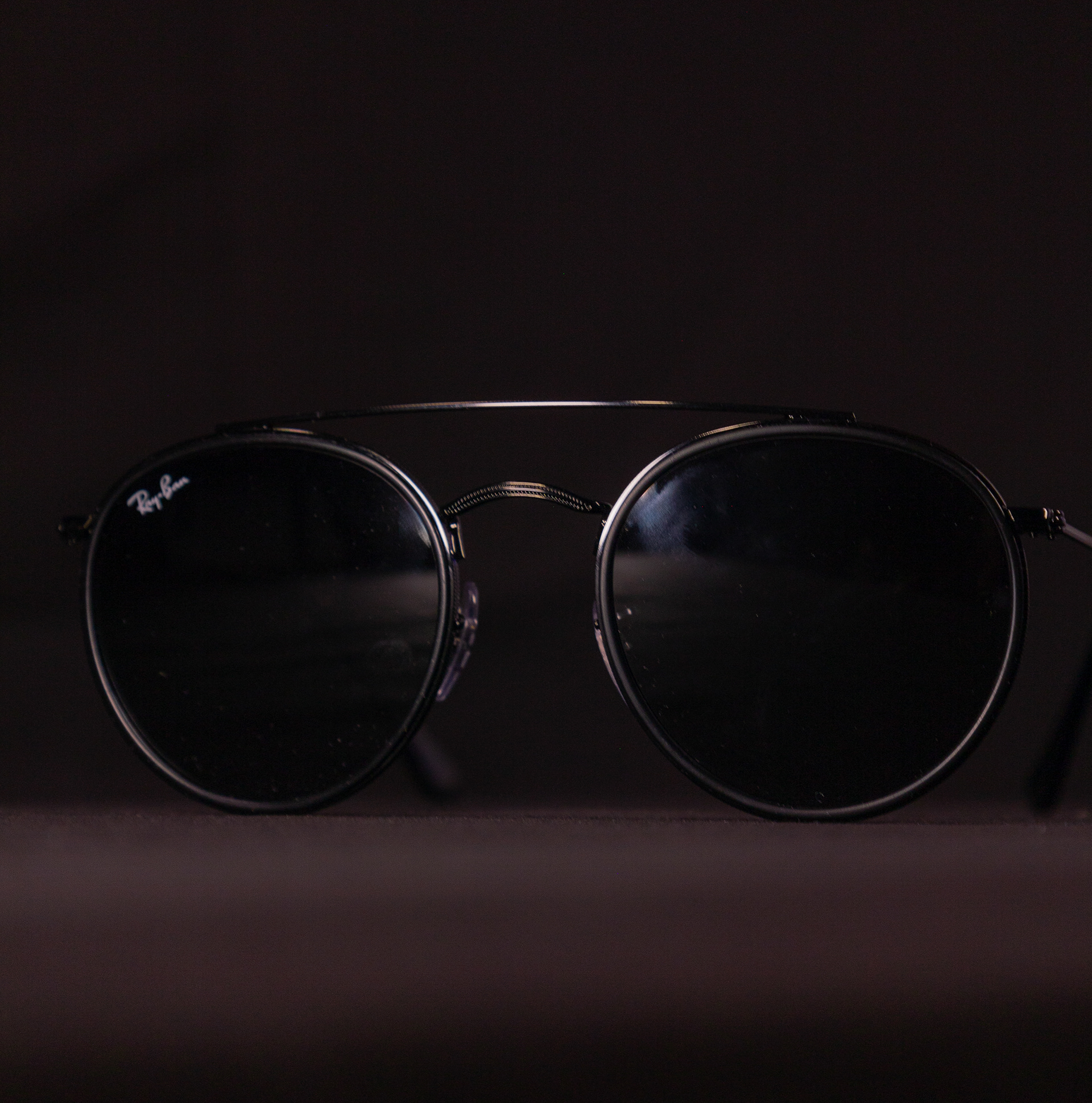 ray ban round double bridge
