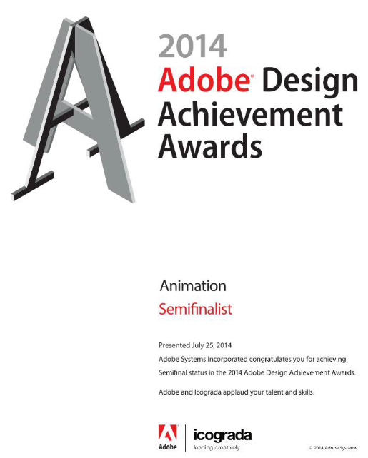 Adobe Animation Semifinalist