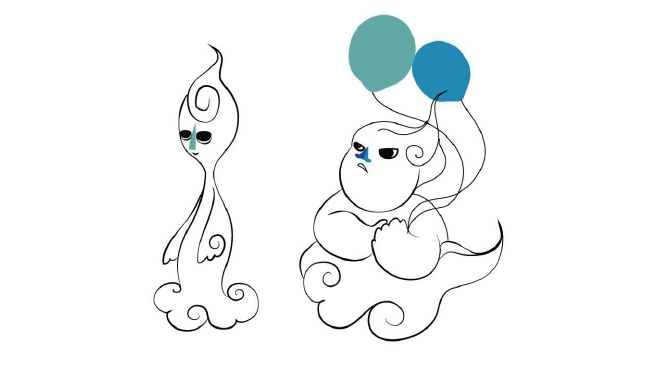 My original concept of the cloud siblings
