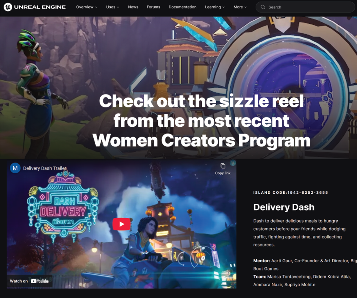 Epic Games Women Creator Program