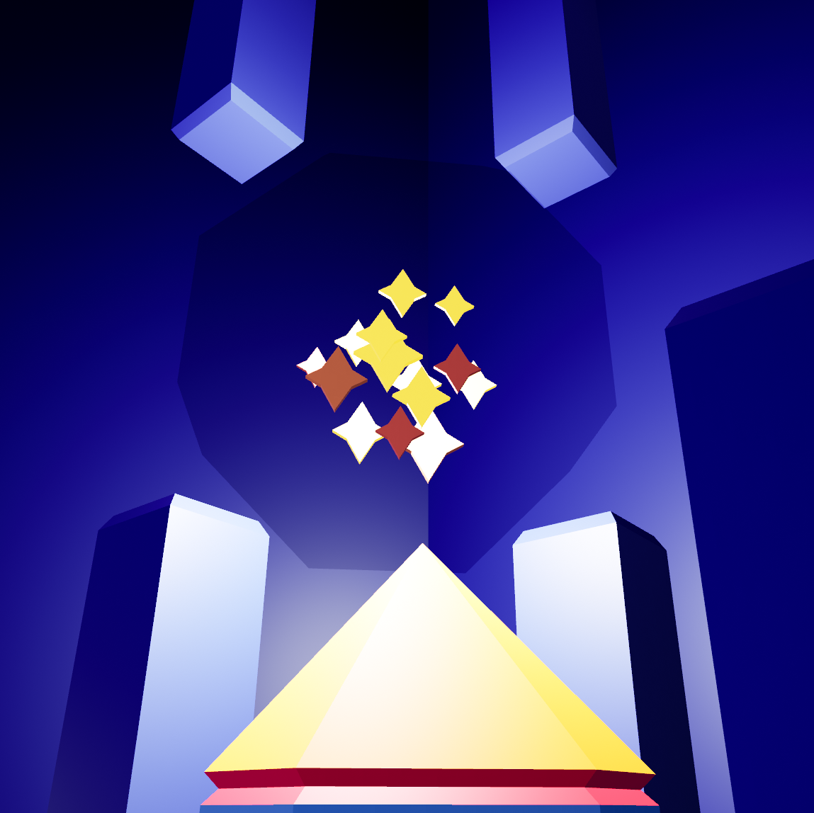 DIAMOND: Dust in a glass container