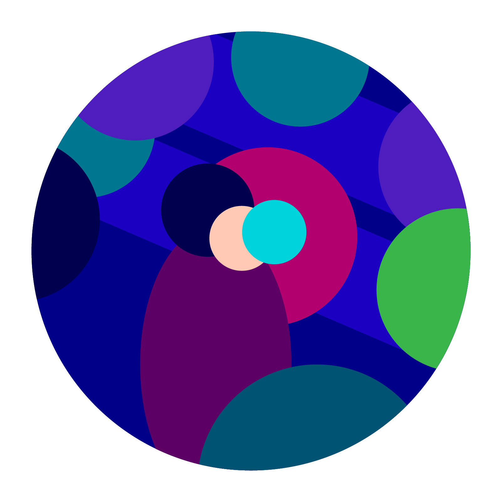 Color palette for the blind character.