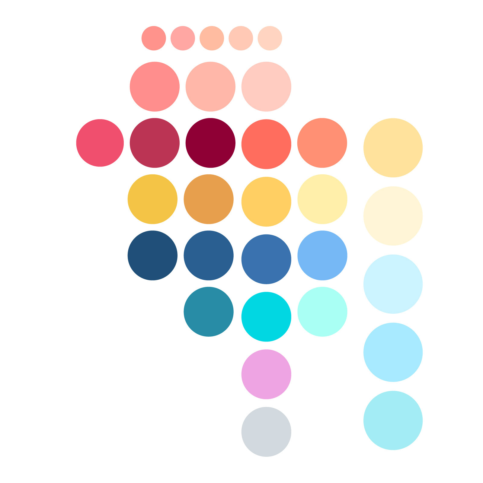Full color palette of the beauty of sign languages poster.
